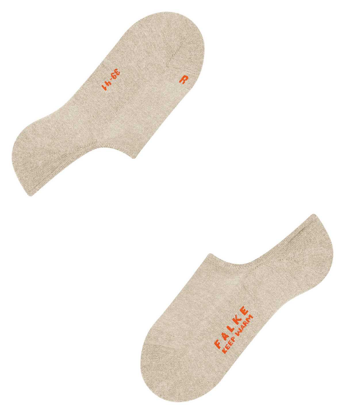 Falke Keep Warm Invisibles Miesten No Show Socks Beige | 84270XFLM