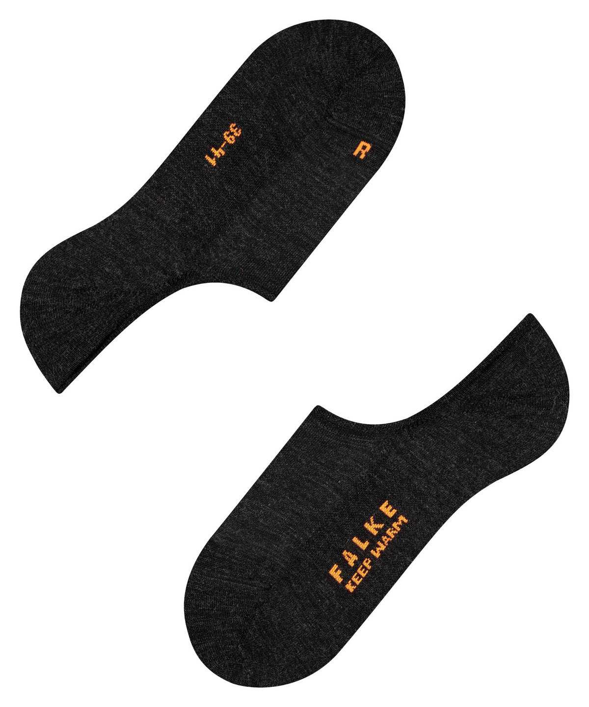 Falke Keep Warm Invisibles Naisten No Show Socks Harmaat | 04317SPKX