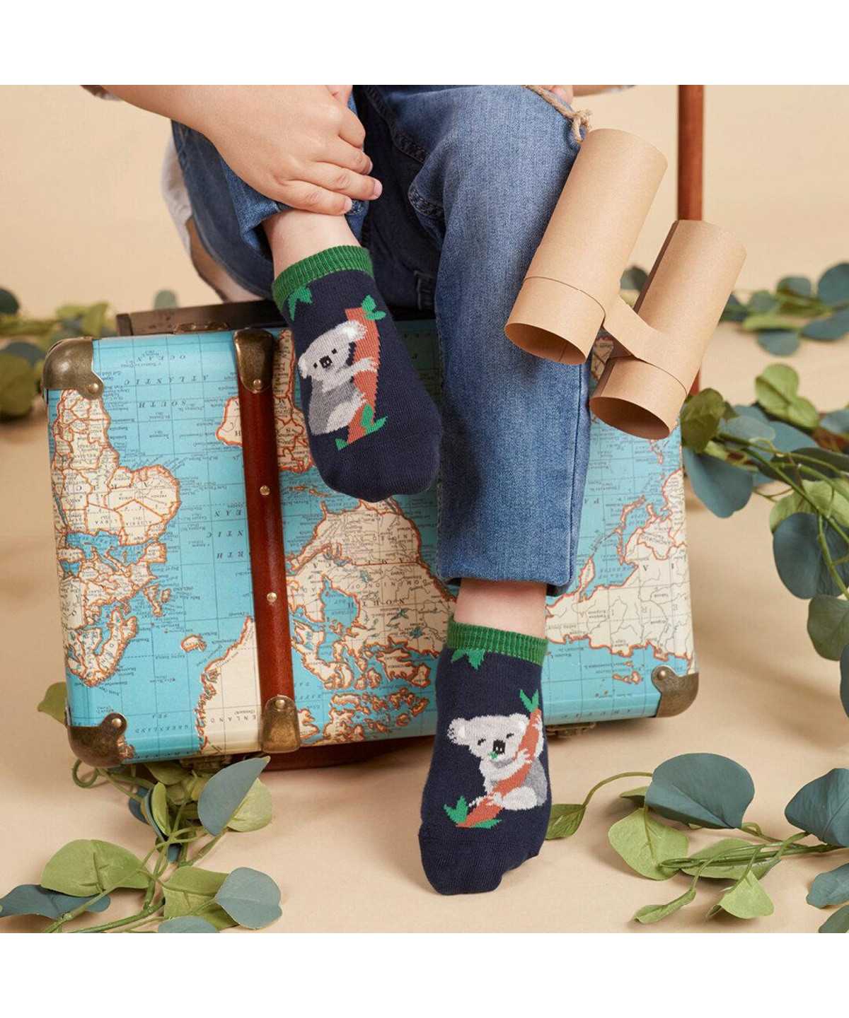 Falke Koala Friends Sneaker socks Lasten Sukat Valkoinen | 64819PVLX