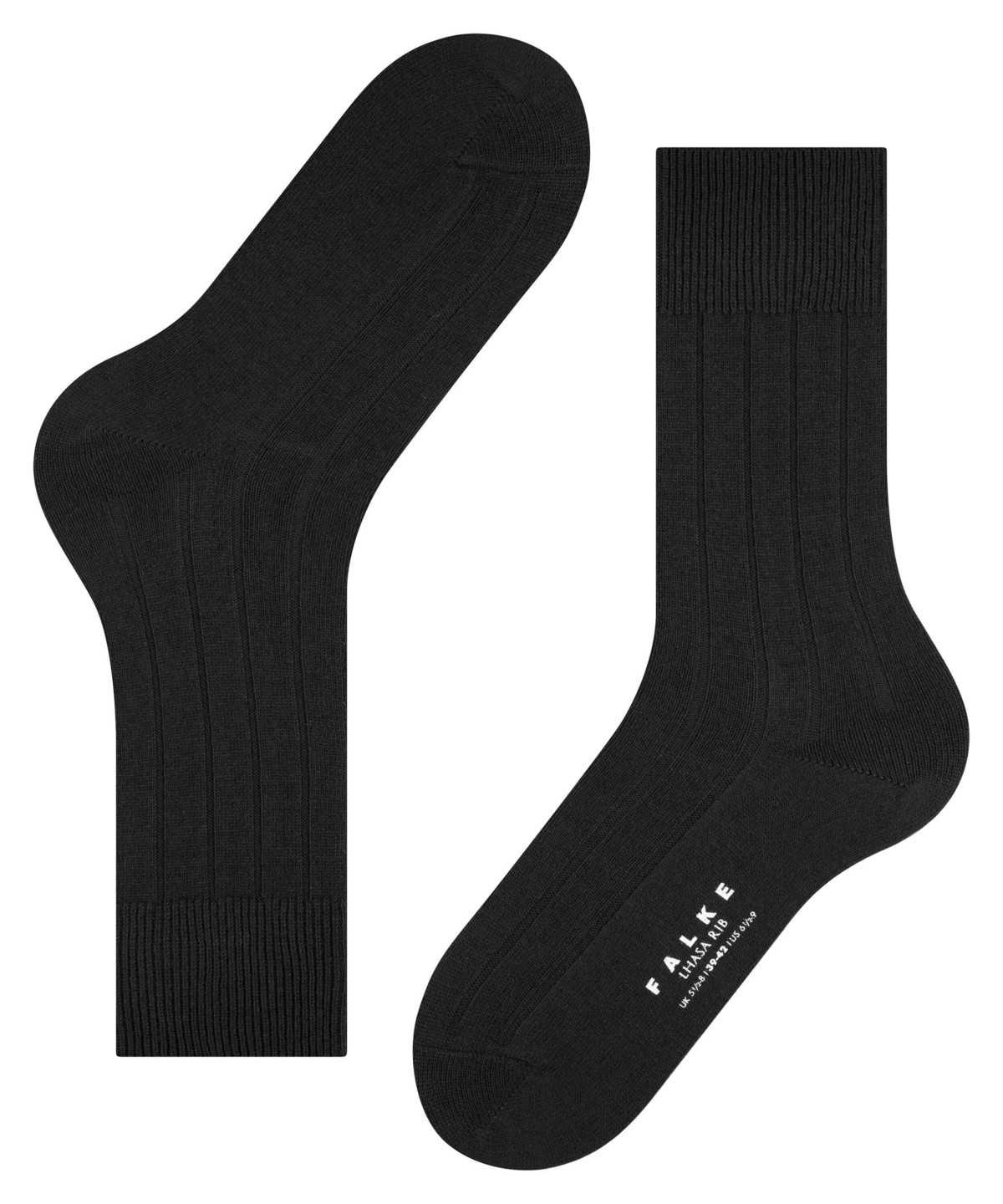 Falke Lhasa Rib Socks Miesten Sukat Mustat | 68201NAUE