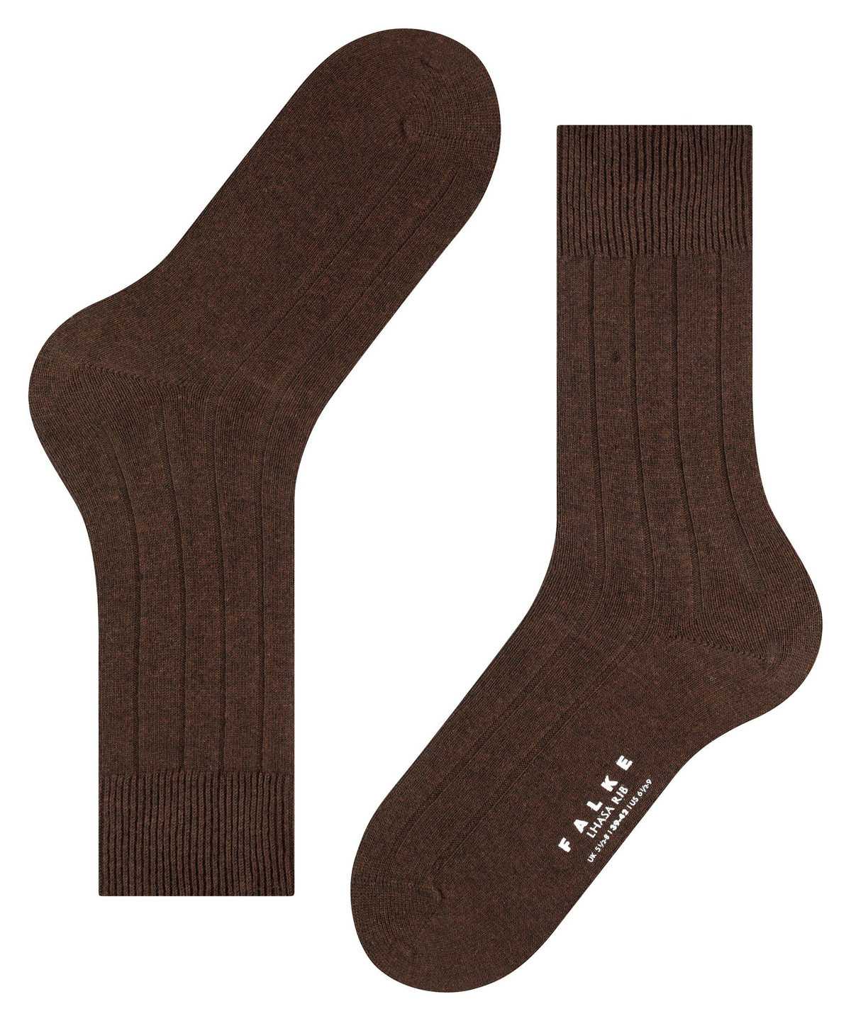 Falke Lhasa Rib Socks Miesten Sukat Ruskea | 45691PQFB