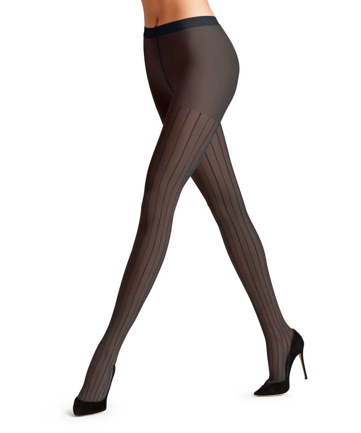 Falke Linear Lounge 25 DEN Tights Naisten Tights Mustat | 19067LTFP