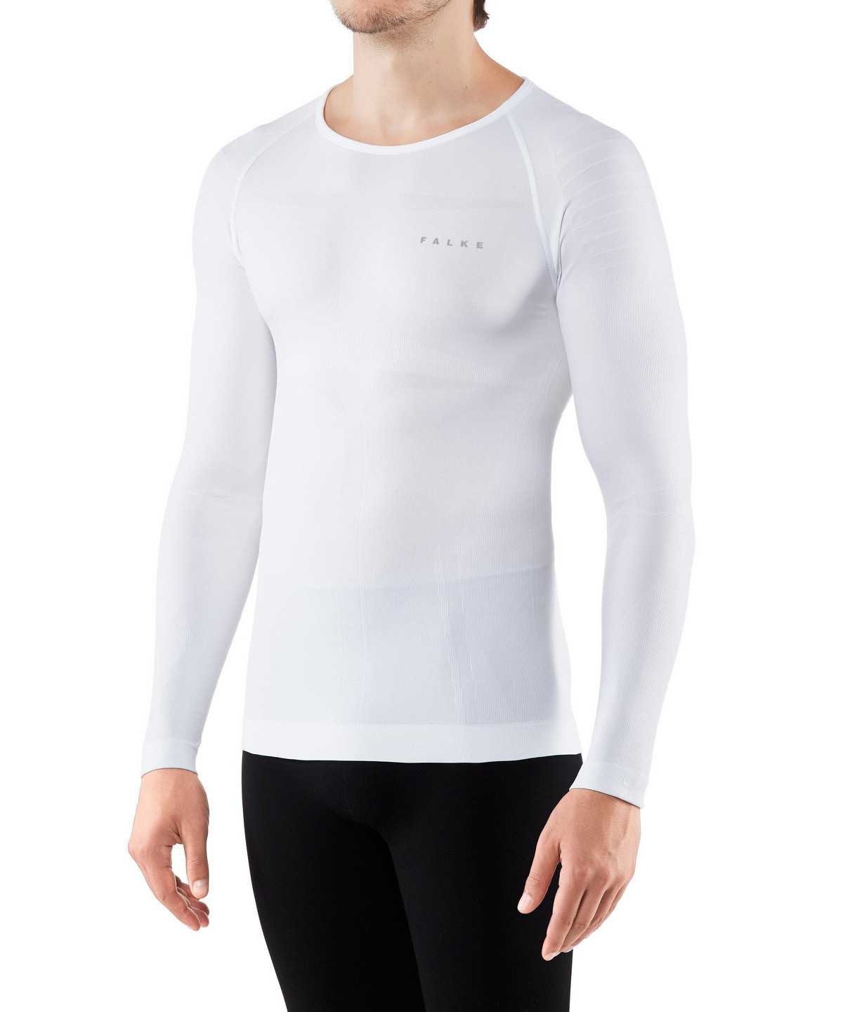 Falke Long sleeve shirt Warm Miesten Long Sleeve T-Shirts Valkoinen | 50792BSYF