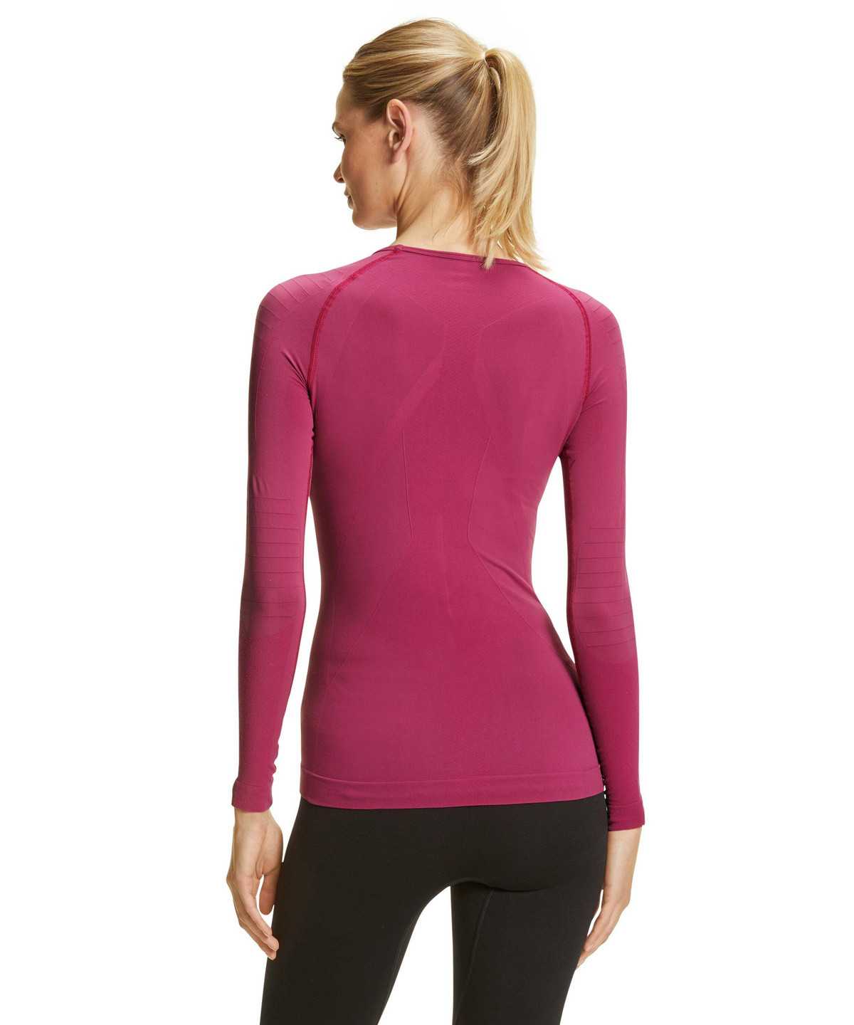 Falke Long sleeve shirt Warm Naisten Pitkähihainen Paita Violetit | 57124KGMT