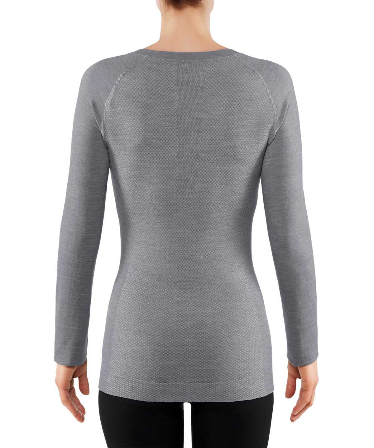 Falke Long sleeve shirt Wool-Tech Light Naisten Pitkähihainen Paita Harmaat | 35972HJYZ