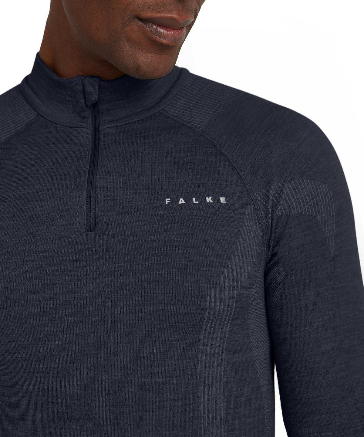 Falke Long sleeve shirt Wool-Tech Miesten Long Sleeve T-Shirts Sininen | 36094FJWX