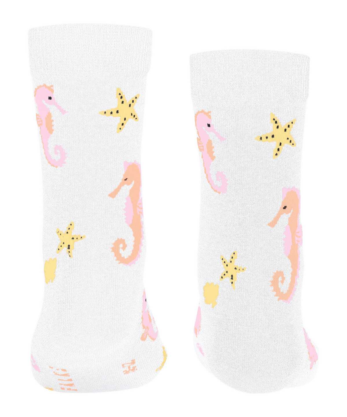 Falke Lovely Seahorses Socks Lasten Sukat Valkoinen | 58963ZUYW