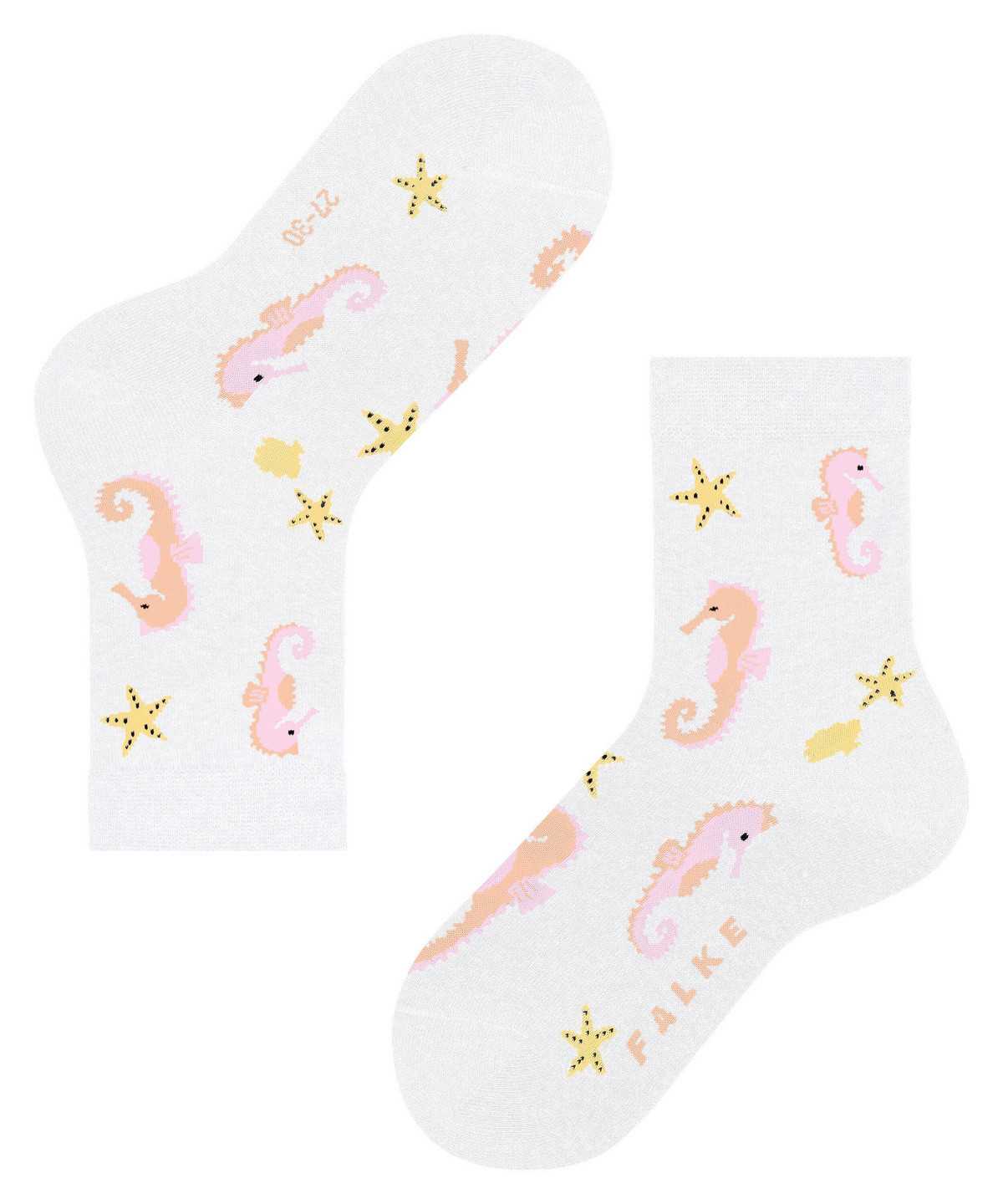 Falke Lovely Seahorses Socks Lasten Sukat Valkoinen | 58963ZUYW