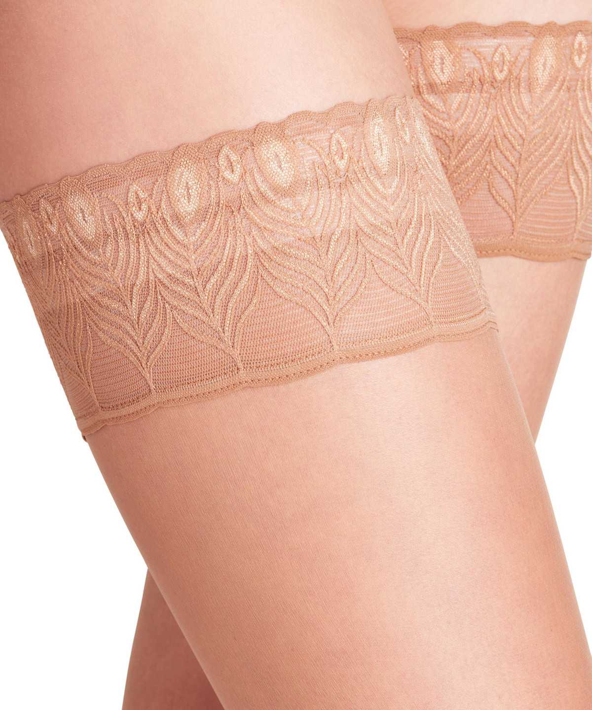 Falke Lunelle 8 DEN Stay-ups Naisten Thigh Highs Beige | 30625HXJS