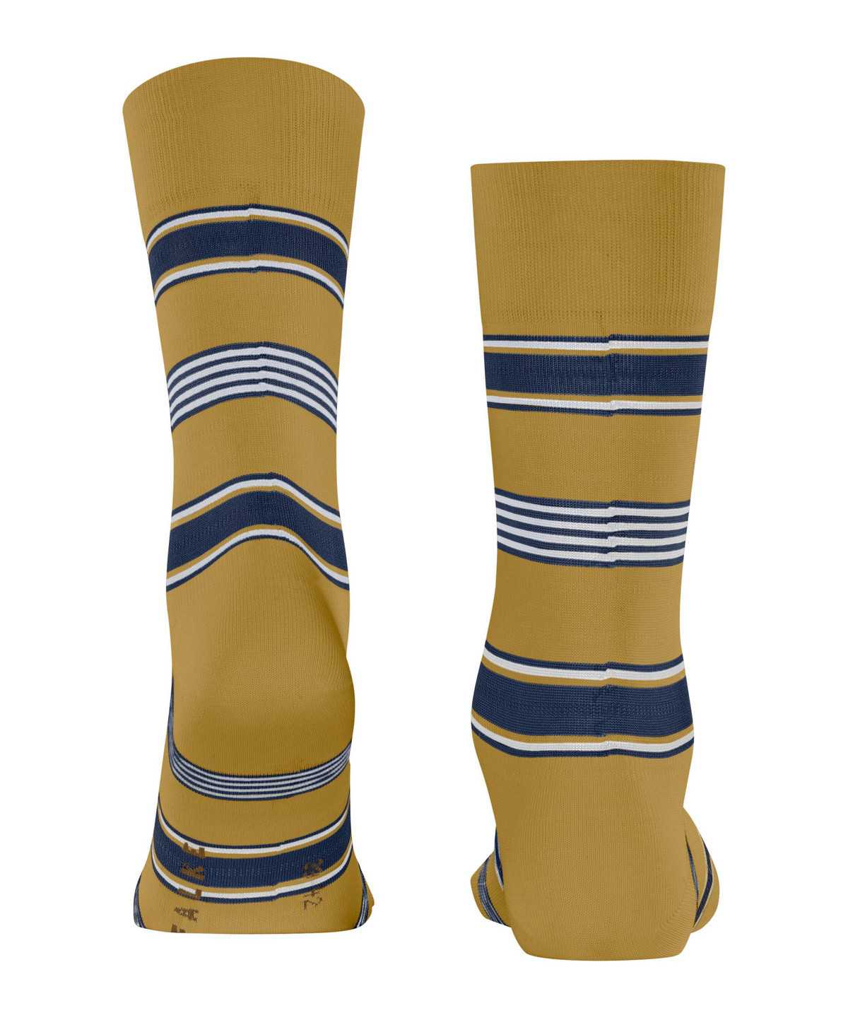 Falke Marina Stripe Socks Miesten Sukat Keltainen | 81695AKFZ