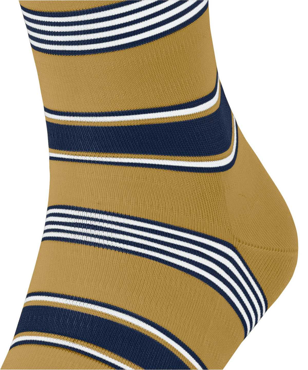 Falke Marina Stripe Socks Miesten Sukat Keltainen | 81695AKFZ