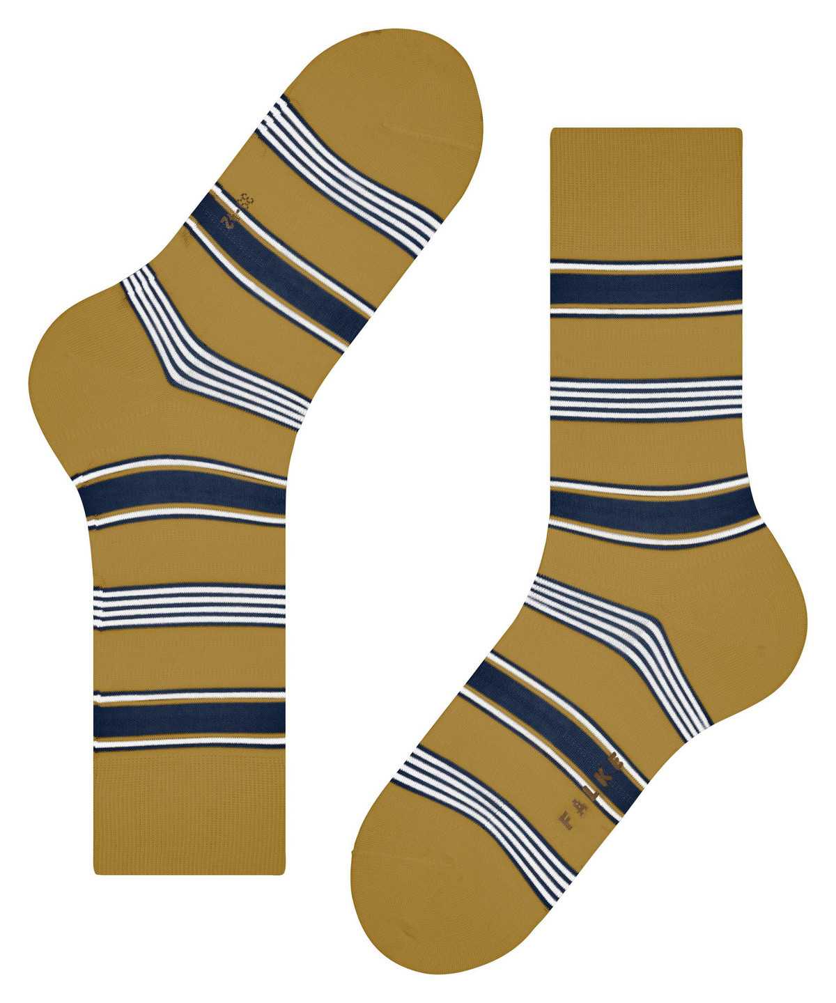 Falke Marina Stripe Socks Miesten Sukat Keltainen | 81695AKFZ