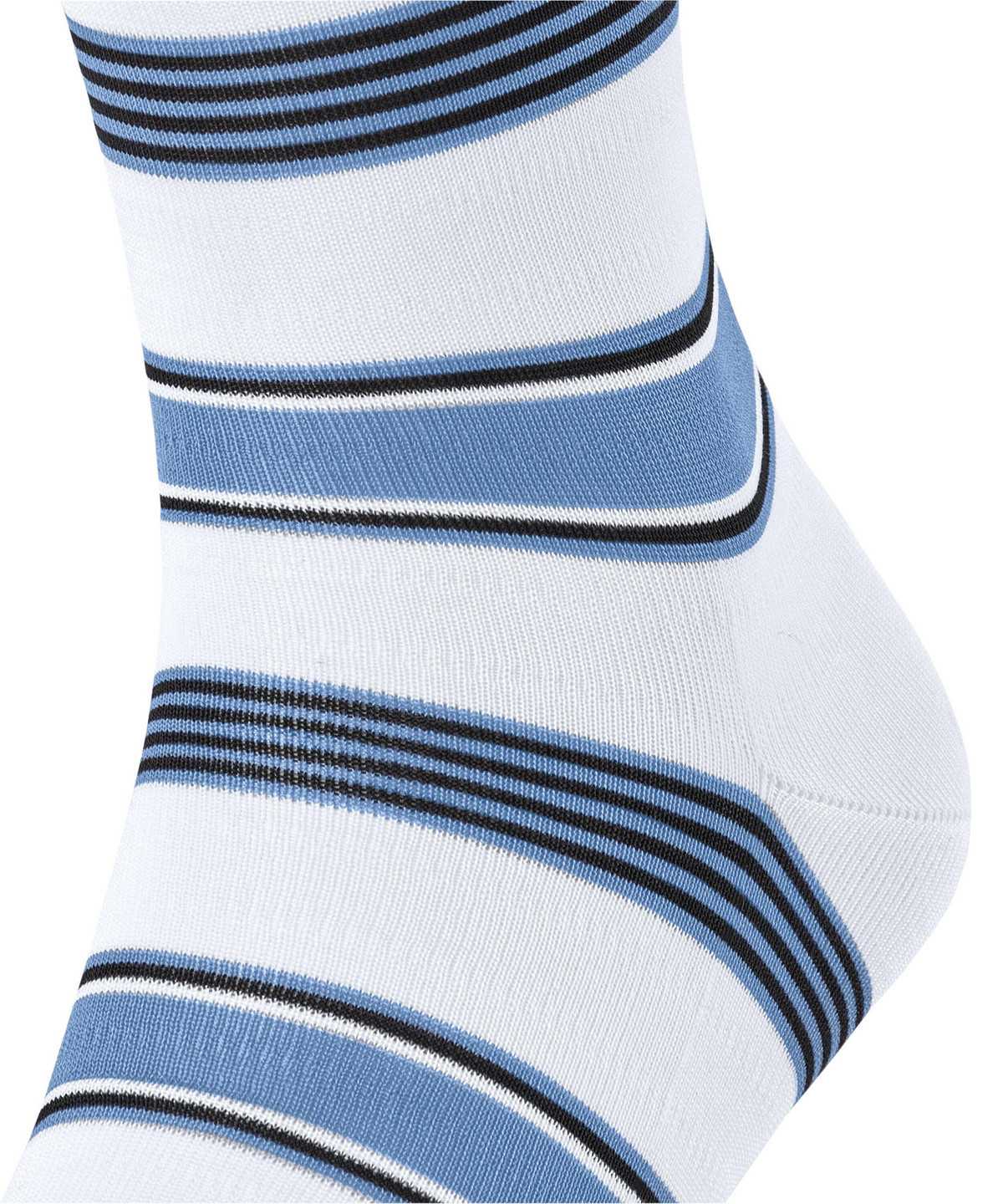 Falke Marina Stripe Socks Miesten Sukat Valkoinen | 52943LKCG