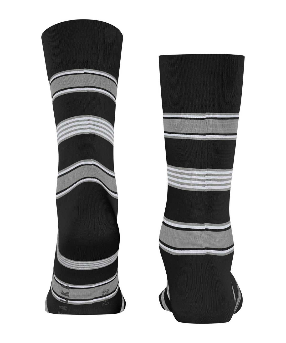 Falke Marina Stripe Socks Miesten Sukat Mustat | 59042OSAH