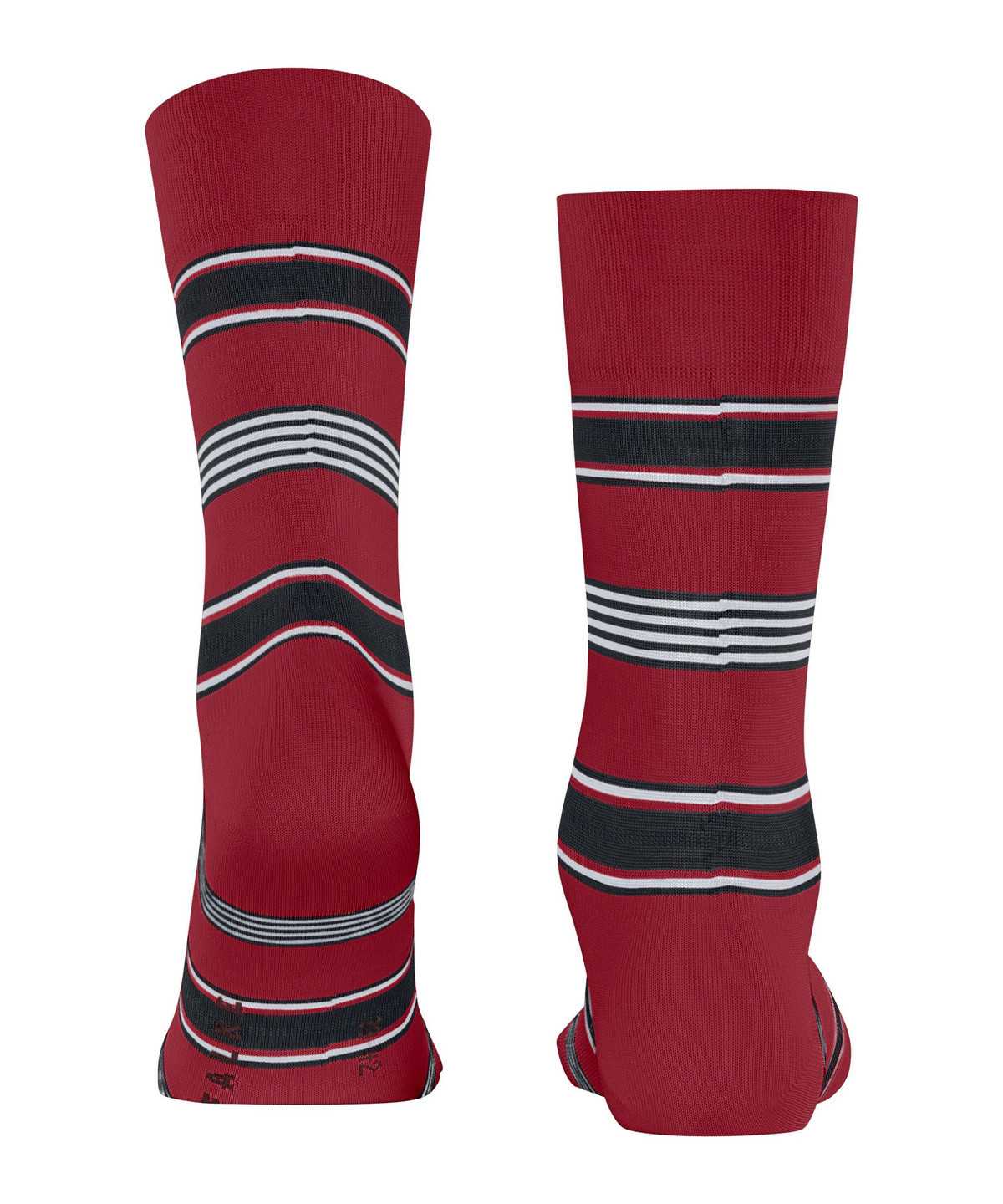 Falke Marina Stripe Socks Miesten Sukat Punainen | 87049EIVT