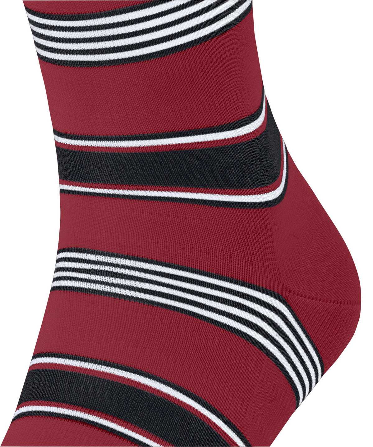 Falke Marina Stripe Socks Miesten Sukat Punainen | 87049EIVT