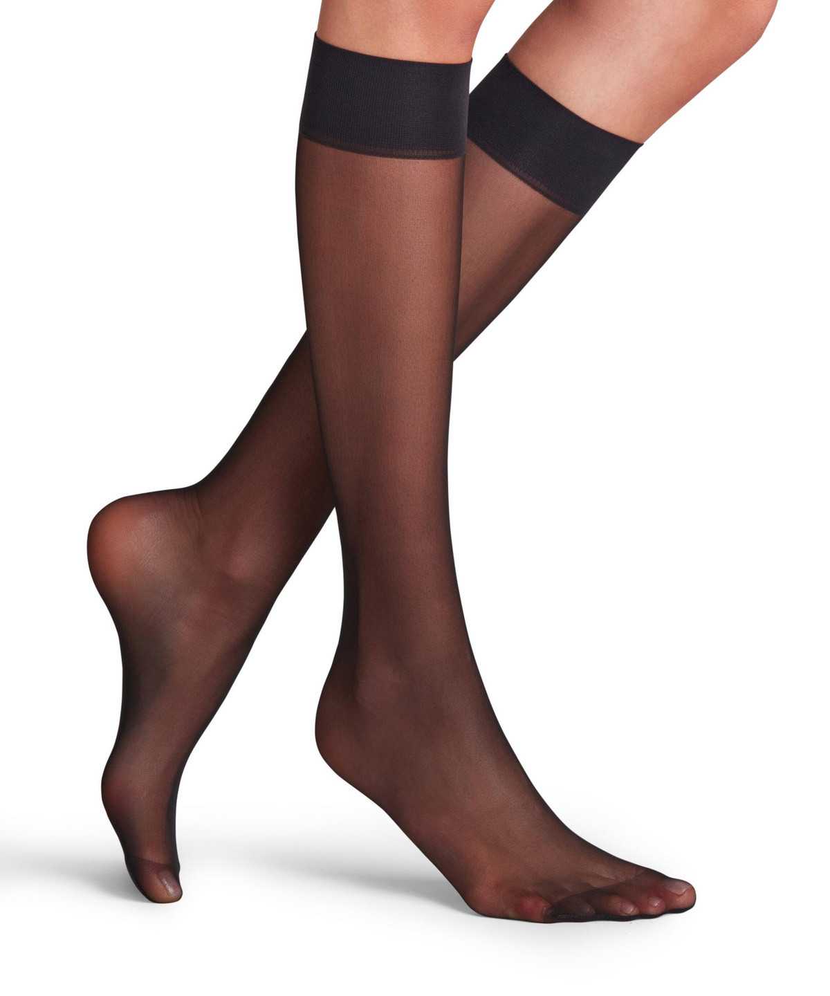 Falke Matt Deluxe 20 DEN Knee-high Socks Naisten Sukat Mustat | 36740DMOB