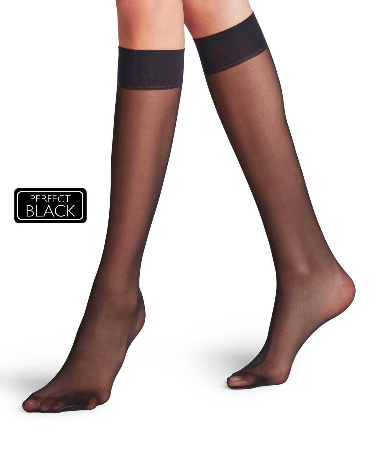 Falke Matt Deluxe 20 DEN Knee-high Socks Naisten Sukat Mustat | 36740DMOB