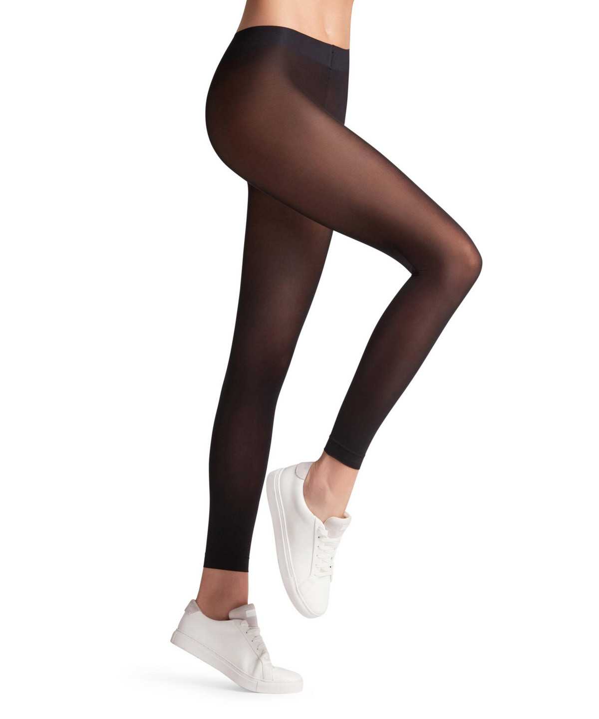 Falke Matt Deluxe 30 DEN Leggings Naisten Leggings Mustat | 28105GMFW