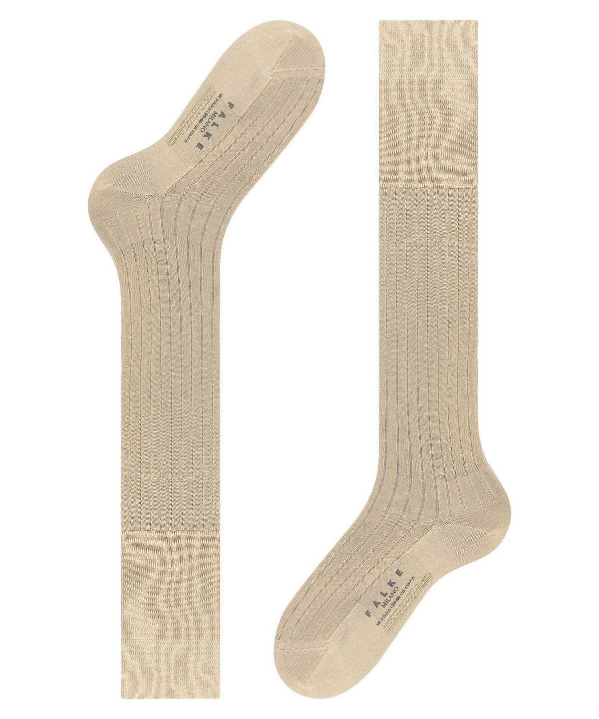 Falke Milano Knee-high Socks Miesten Sukat Beige | 89670IHQZ