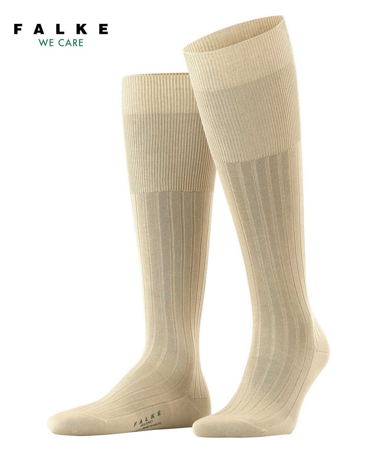 Falke Milano Knee-high Socks Miesten Sukat Beige | 89670IHQZ