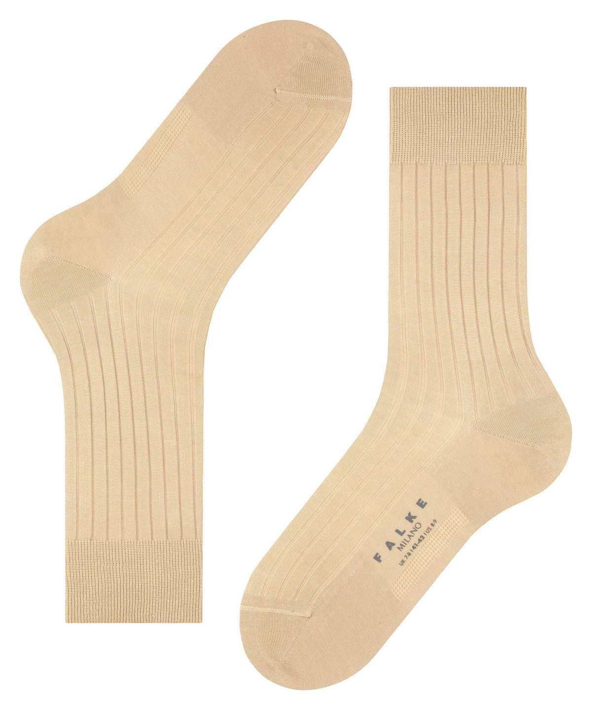 Falke Milano Socks Miesten Sukat Beige | 73159HOMZ