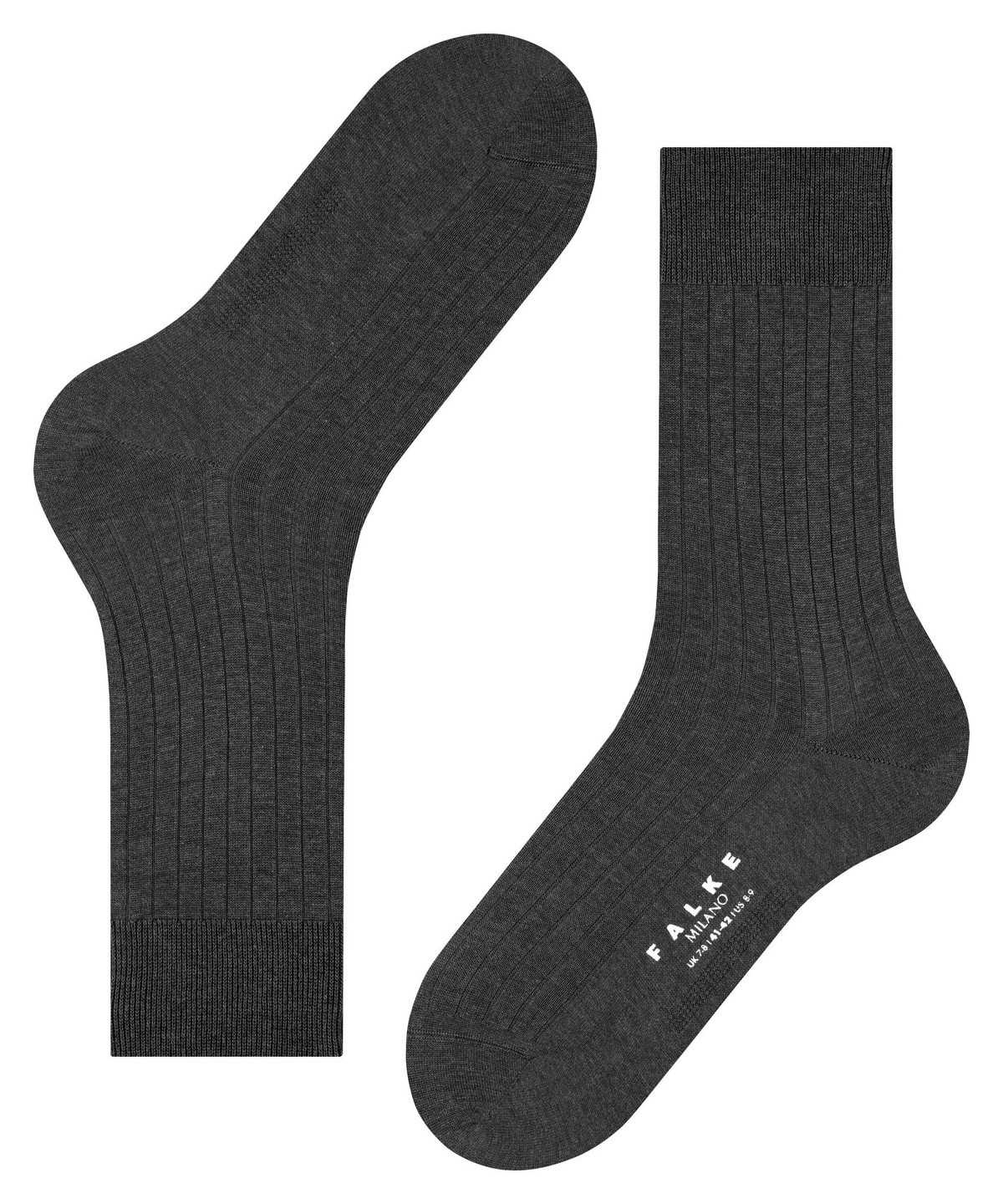 Falke Milano Socks Miesten Sukat Harmaat | 02419UBCP