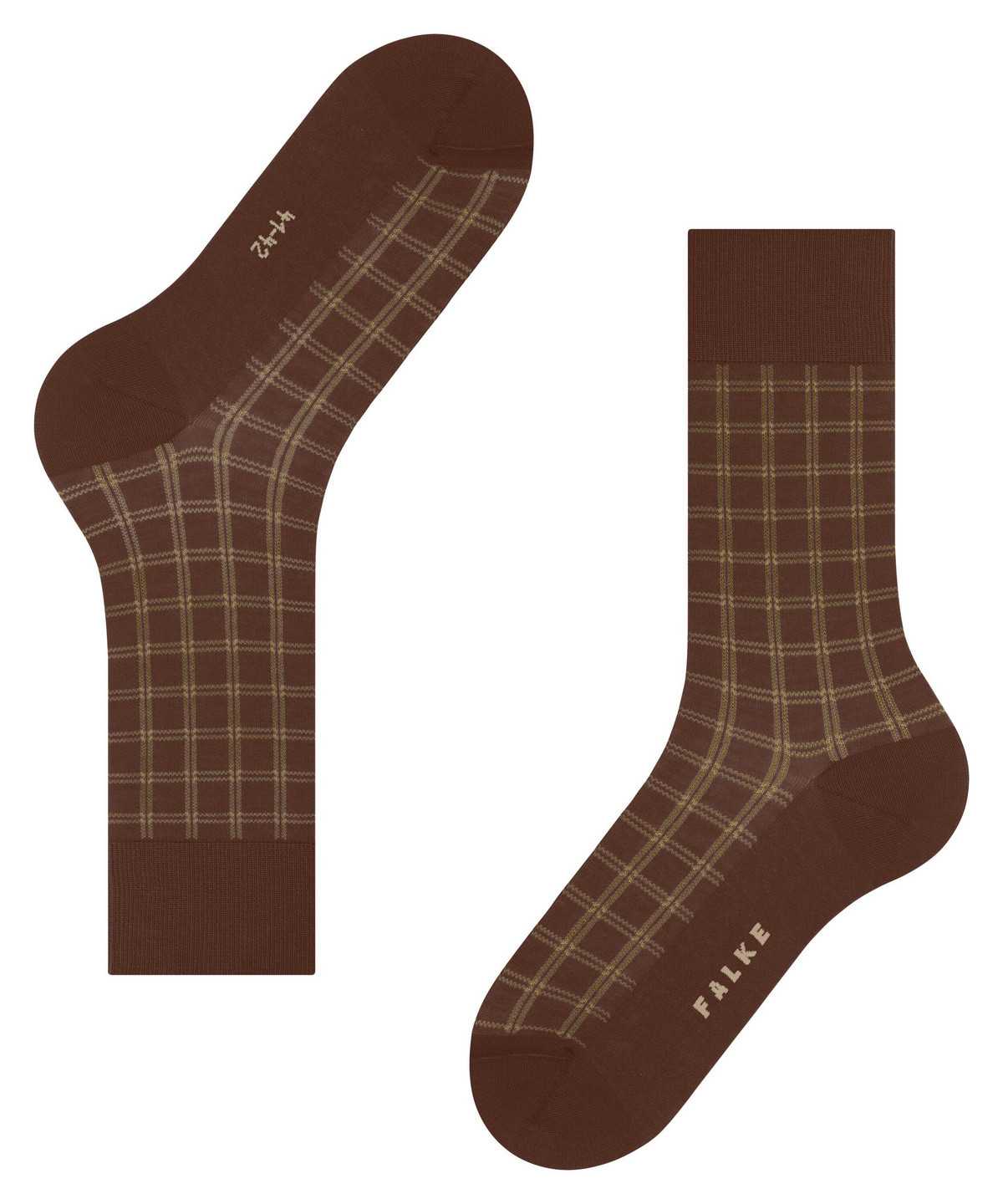 Falke Modern Tailor Socks Miesten Sukat Ruskea | 89073DZNM