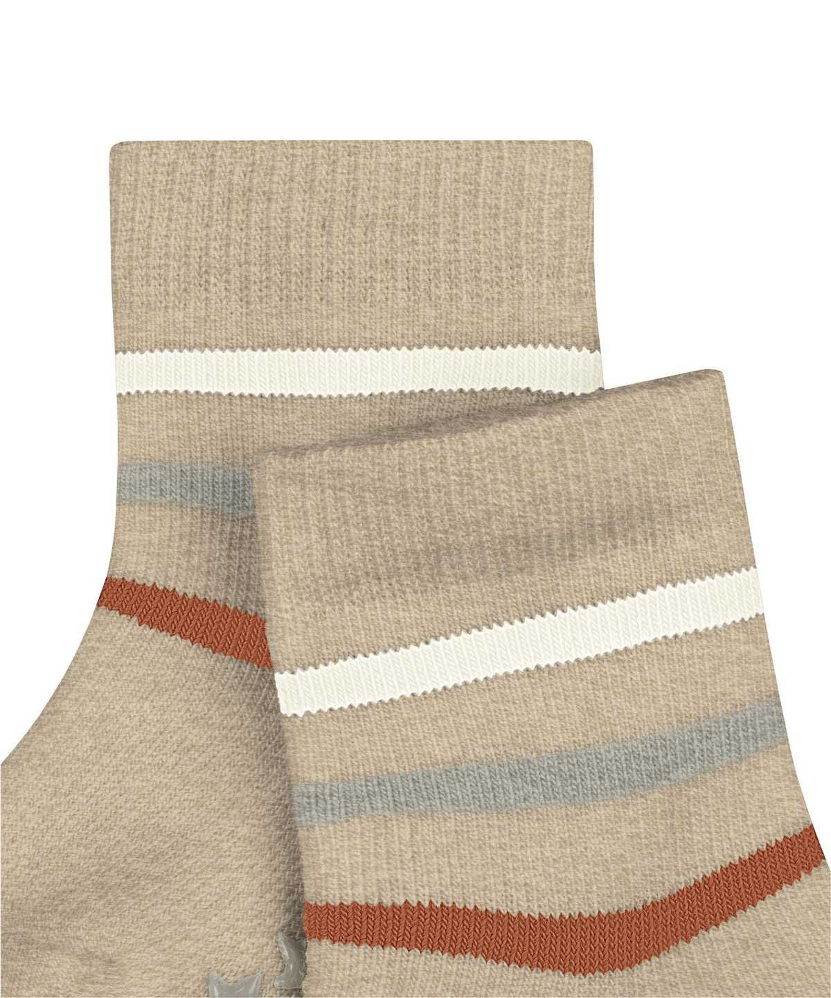 Falke Multi Stripe House socks Vauvan Sukat Beige | 90812KWIZ