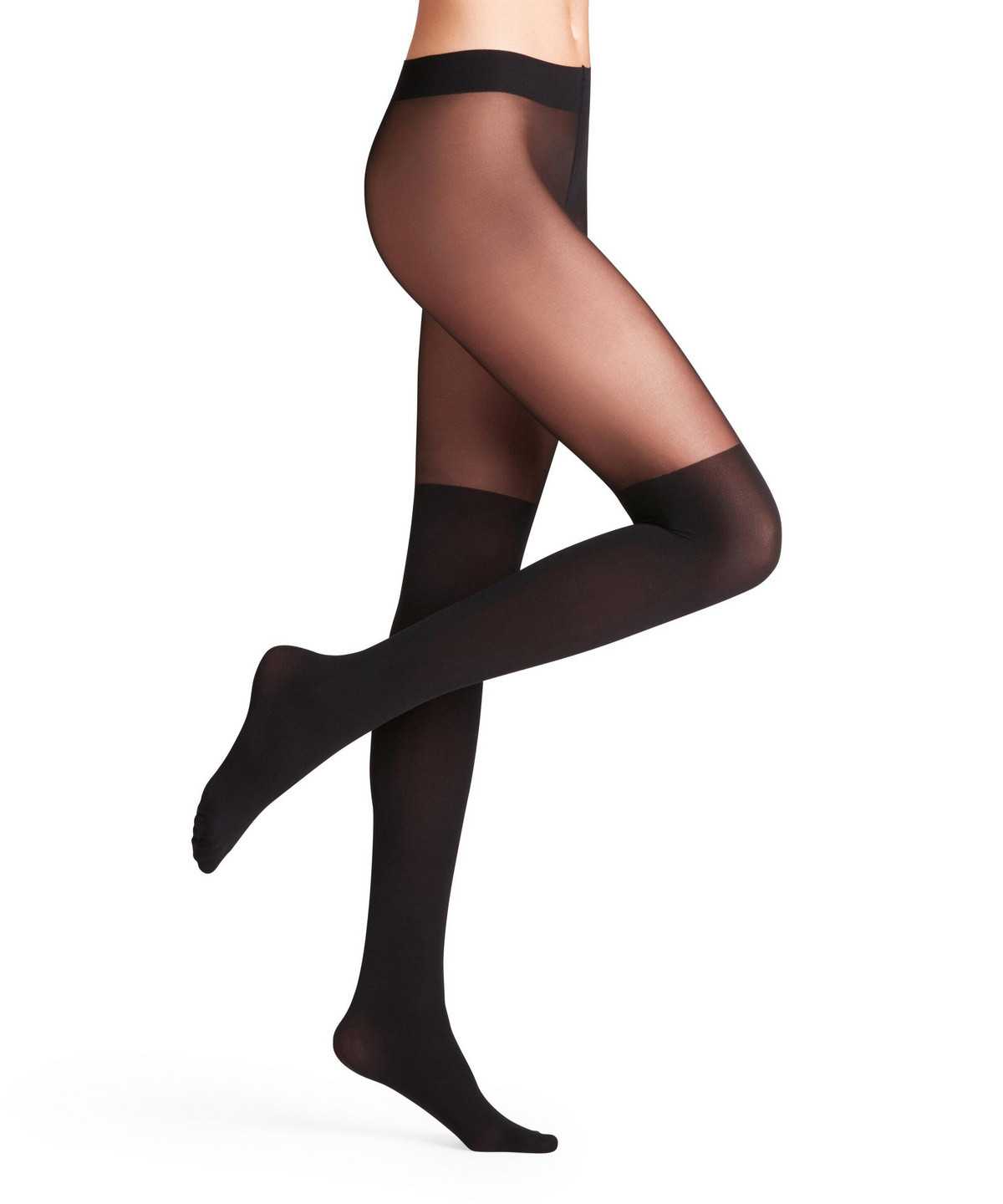 Falke Overknee 25 DEN Tights Naisten Tights Mustat | 91538KNYM