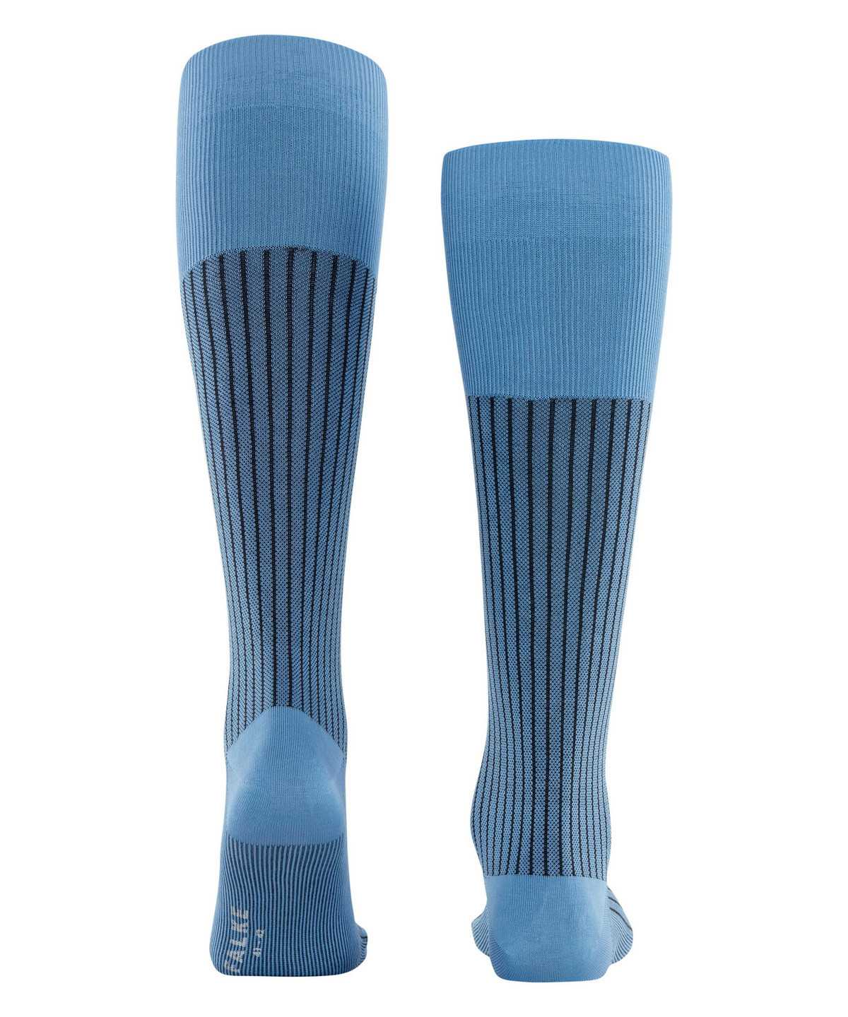 Falke Oxford Stripe Knee-high Socks Miesten Sukat Sininen | 39520ZUVP