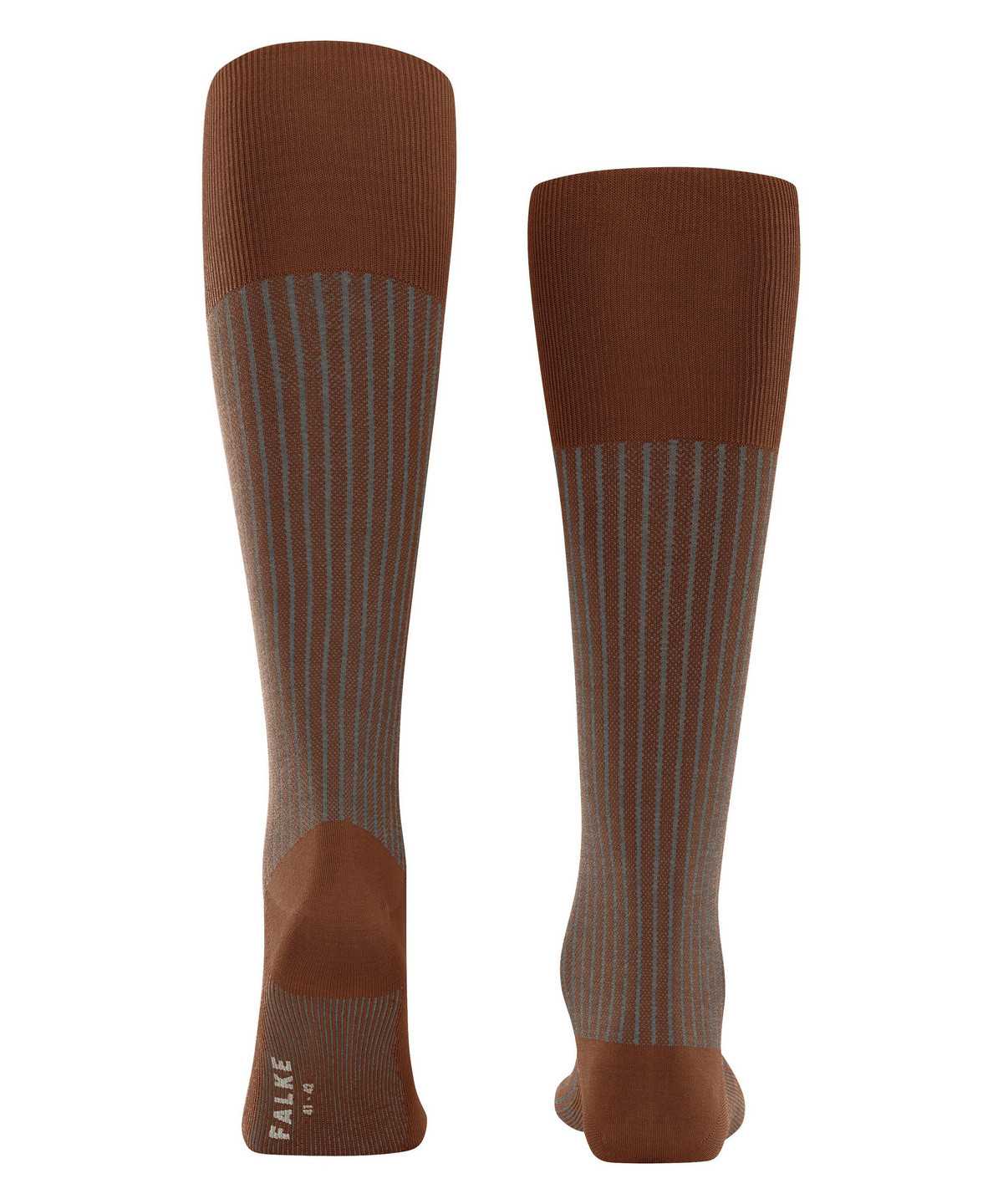 Falke Oxford Stripe Knee-high Socks Miesten Sukat Ruskea | 61309IAPF