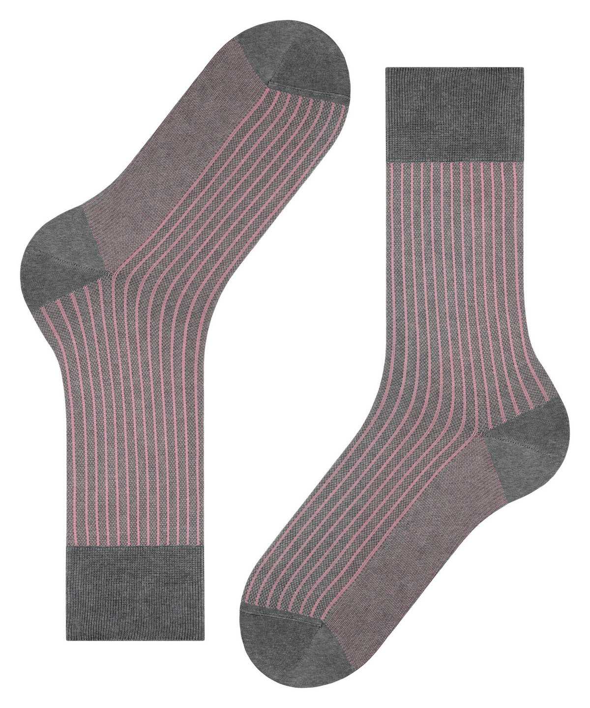 Falke Oxford Stripe Socks Miesten Sukat Harmaat | 27401ELMY