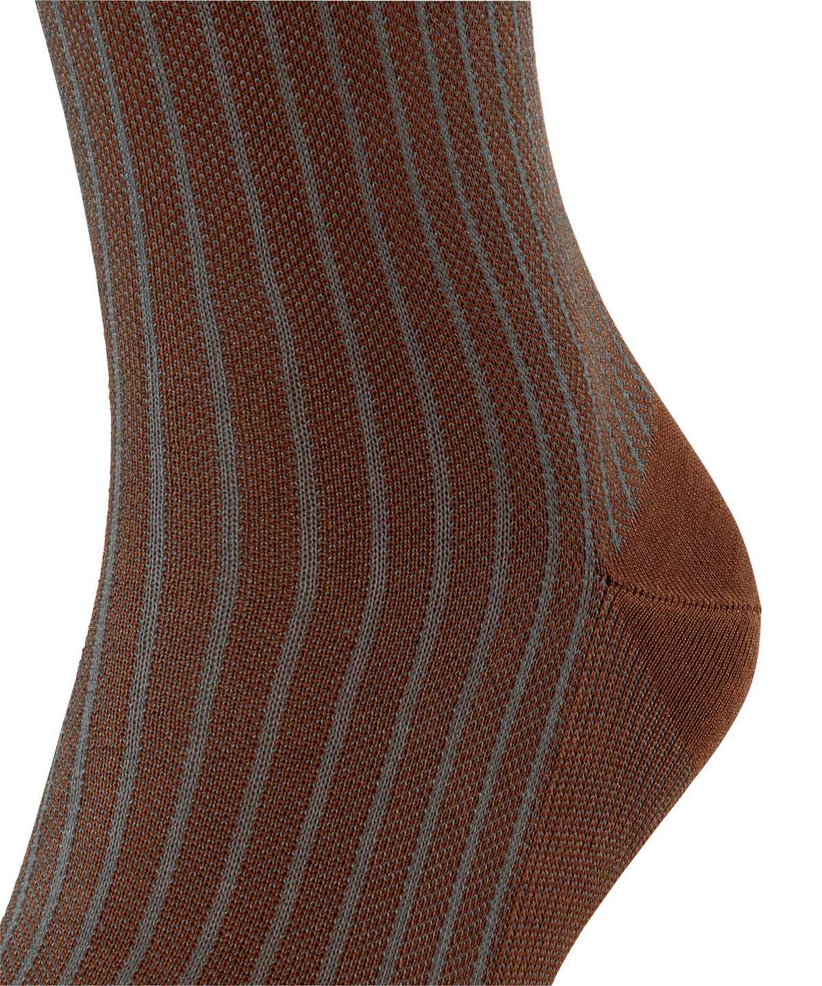 Falke Oxford Stripe Socks Miesten Sukat Ruskea | 09281AYJF