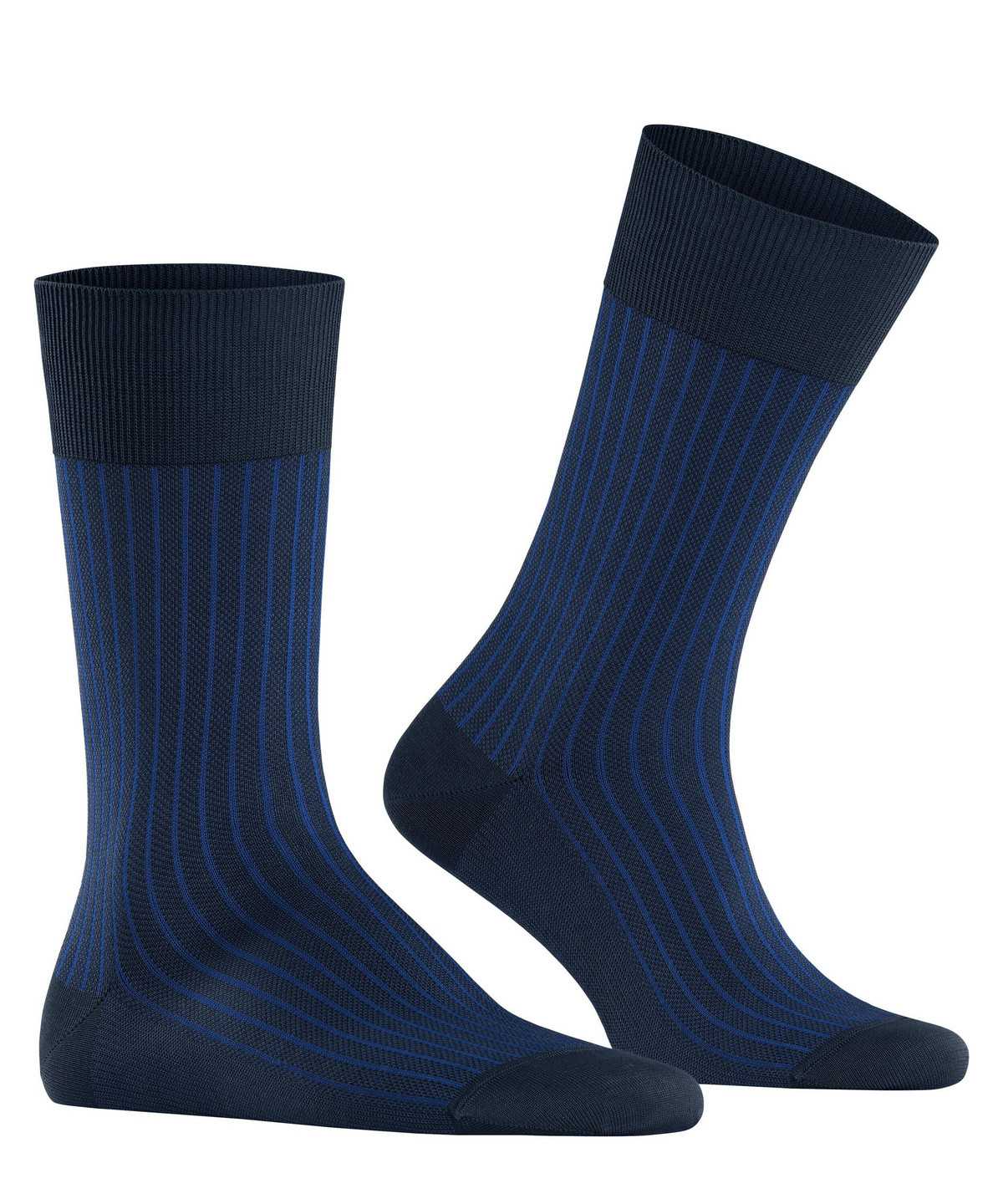 Falke Oxford Stripe Socks Miesten Sukat Sininen | 71930YKMW