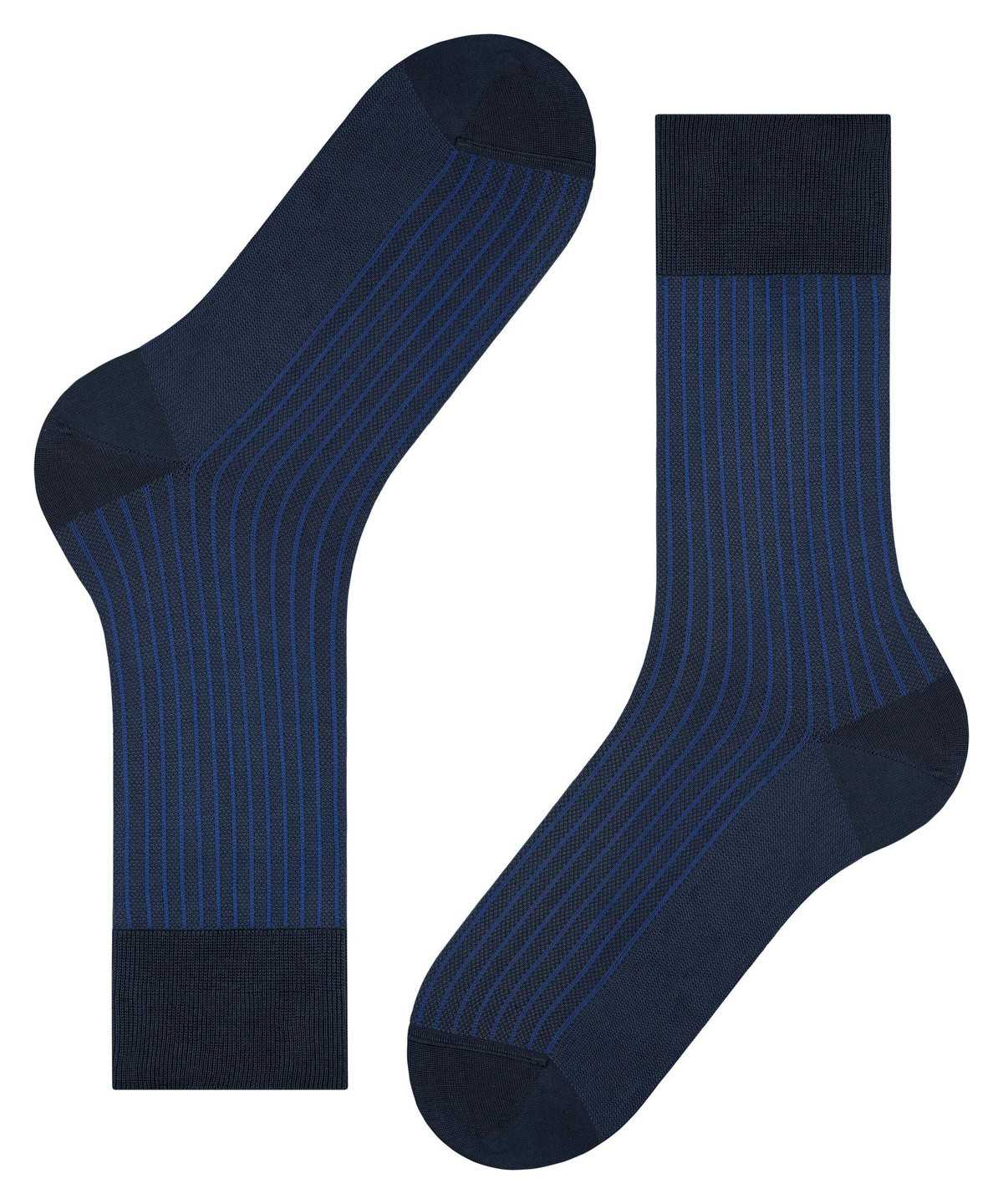 Falke Oxford Stripe Socks Miesten Sukat Sininen | 71930YKMW