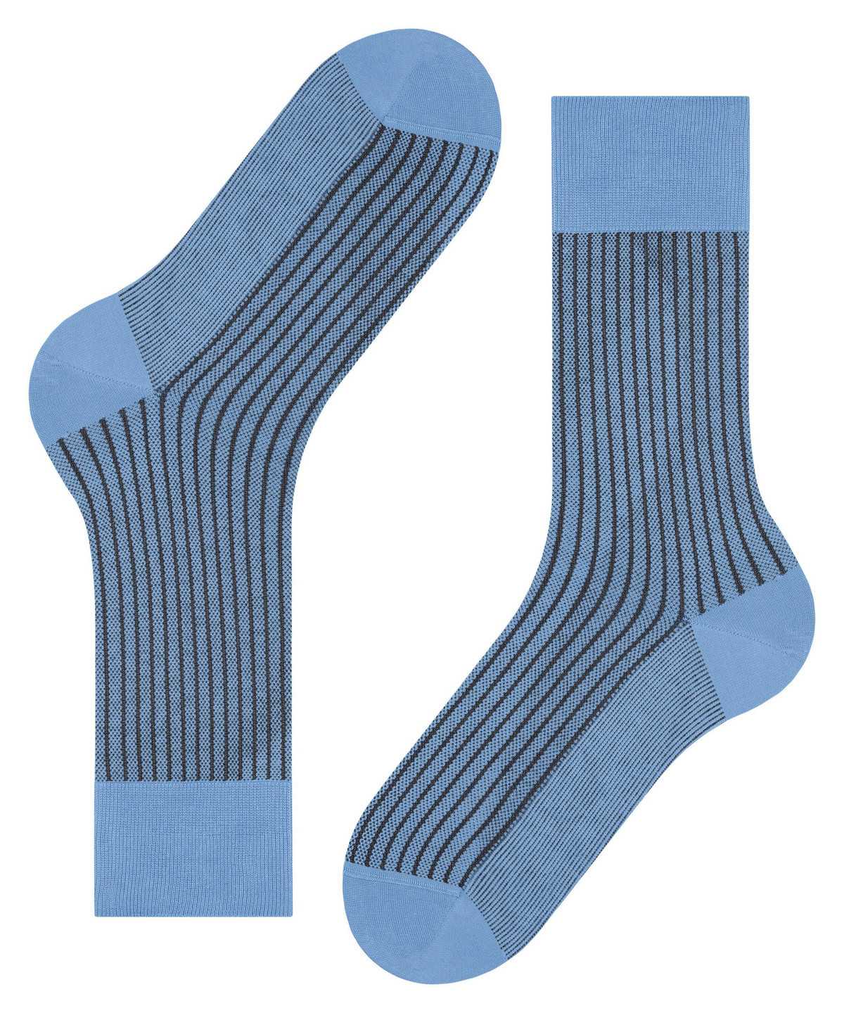 Falke Oxford Stripe Socks Miesten Sukat Sininen | 57314KVBG