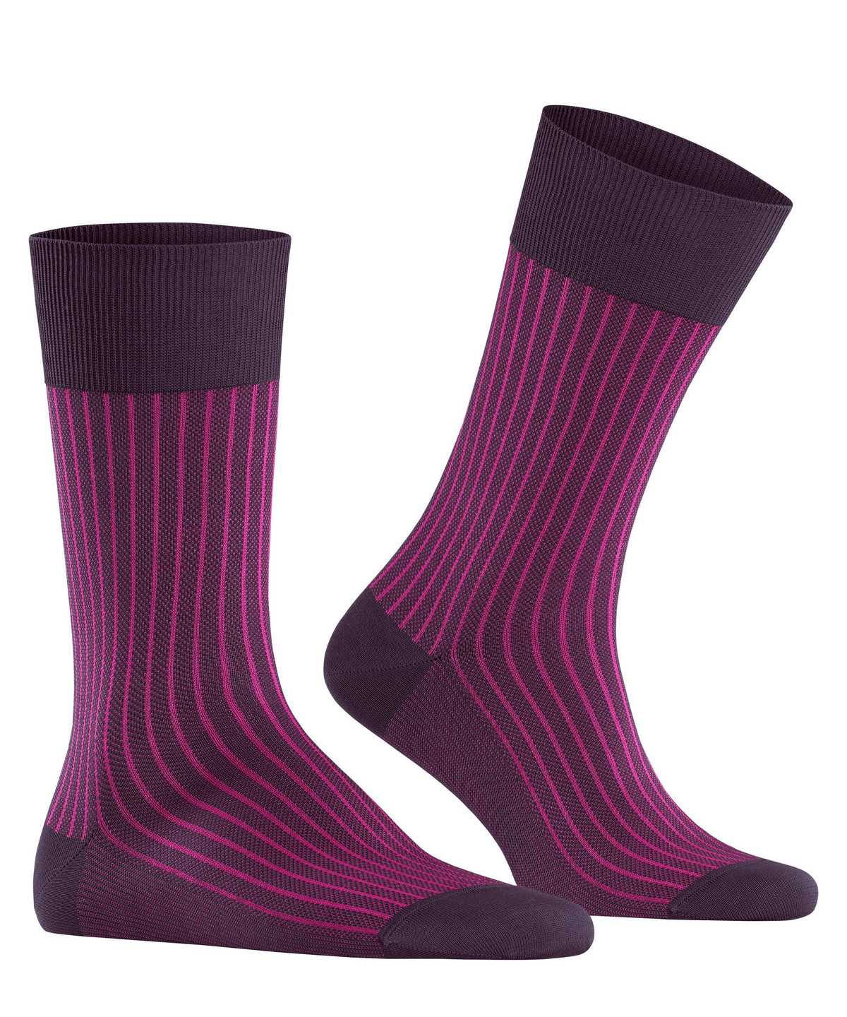 Falke Oxford Stripe Socks Miesten Sukat Violetit | 70538YPZM