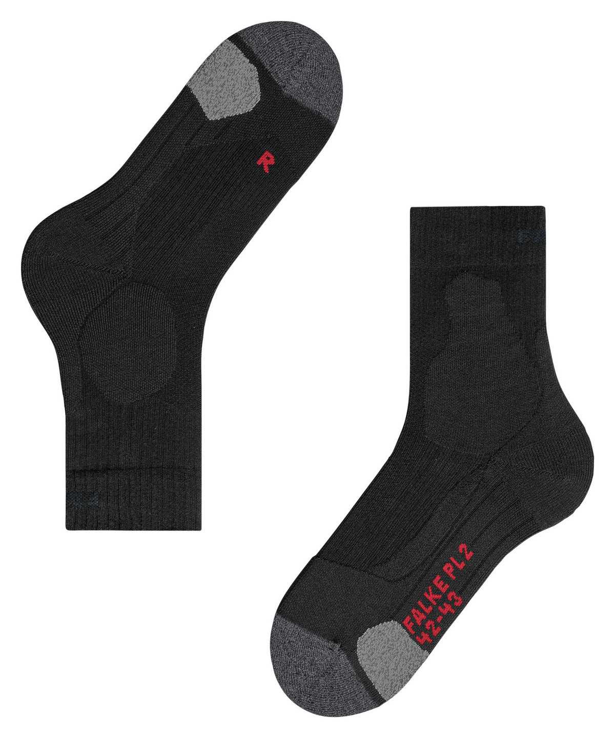 Falke PL2 Socks Miesten Sukat Mustat | 59620RIDU