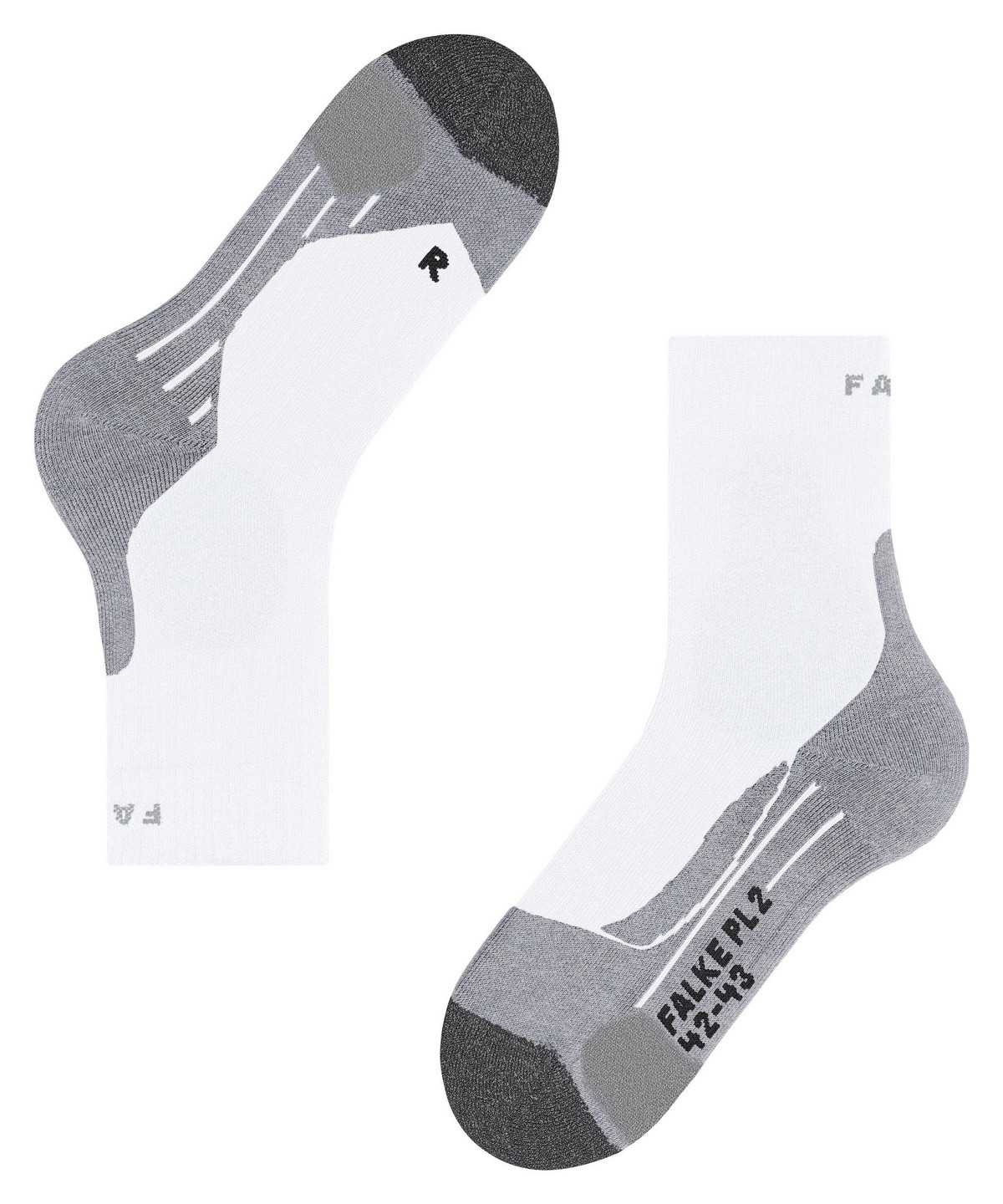 Falke PL2 Socks Miesten Sukat Valkoinen | 85324ZLHJ