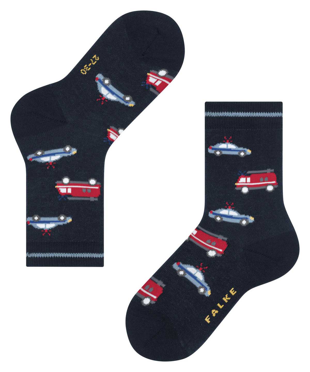 Falke Police and Fire Cars Socks Lasten Sukat Sininen | 36829FHEI