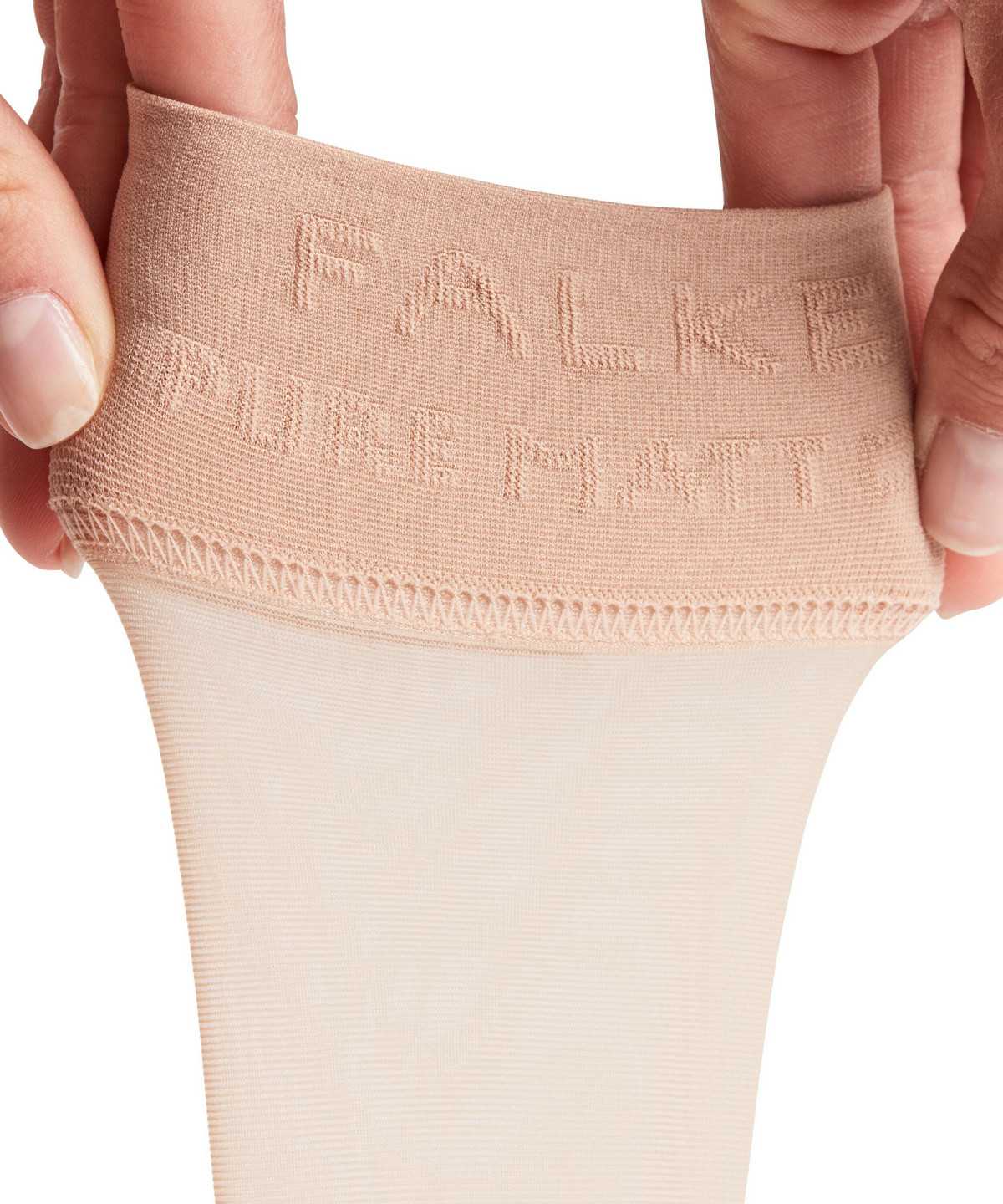 Falke Pure Matt 20 DEN Ankle socks Naisten Sukat Beige | 24756SNRU