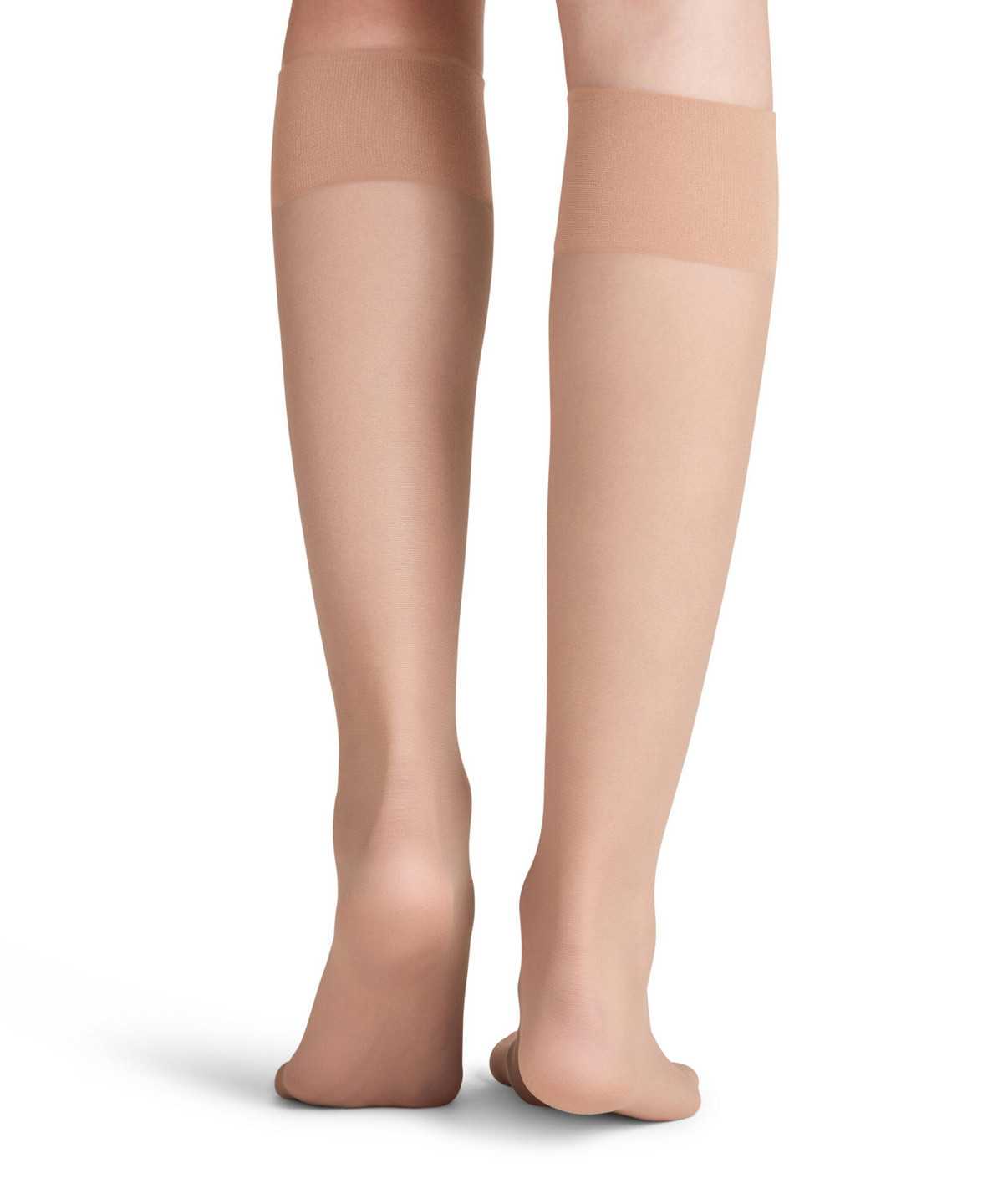 Falke Pure Matt 20 DEN Knee-high Socks Naisten Sukat Beige | 37951VZEC