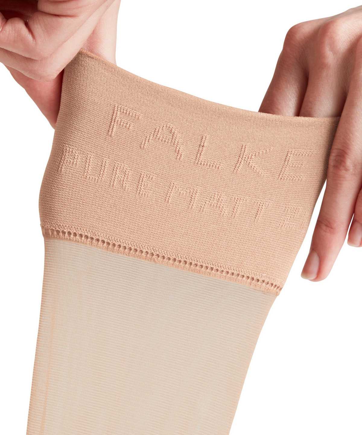 Falke Pure Matt 20 DEN Knee-high Socks Naisten Sukat Beige | 37951VZEC