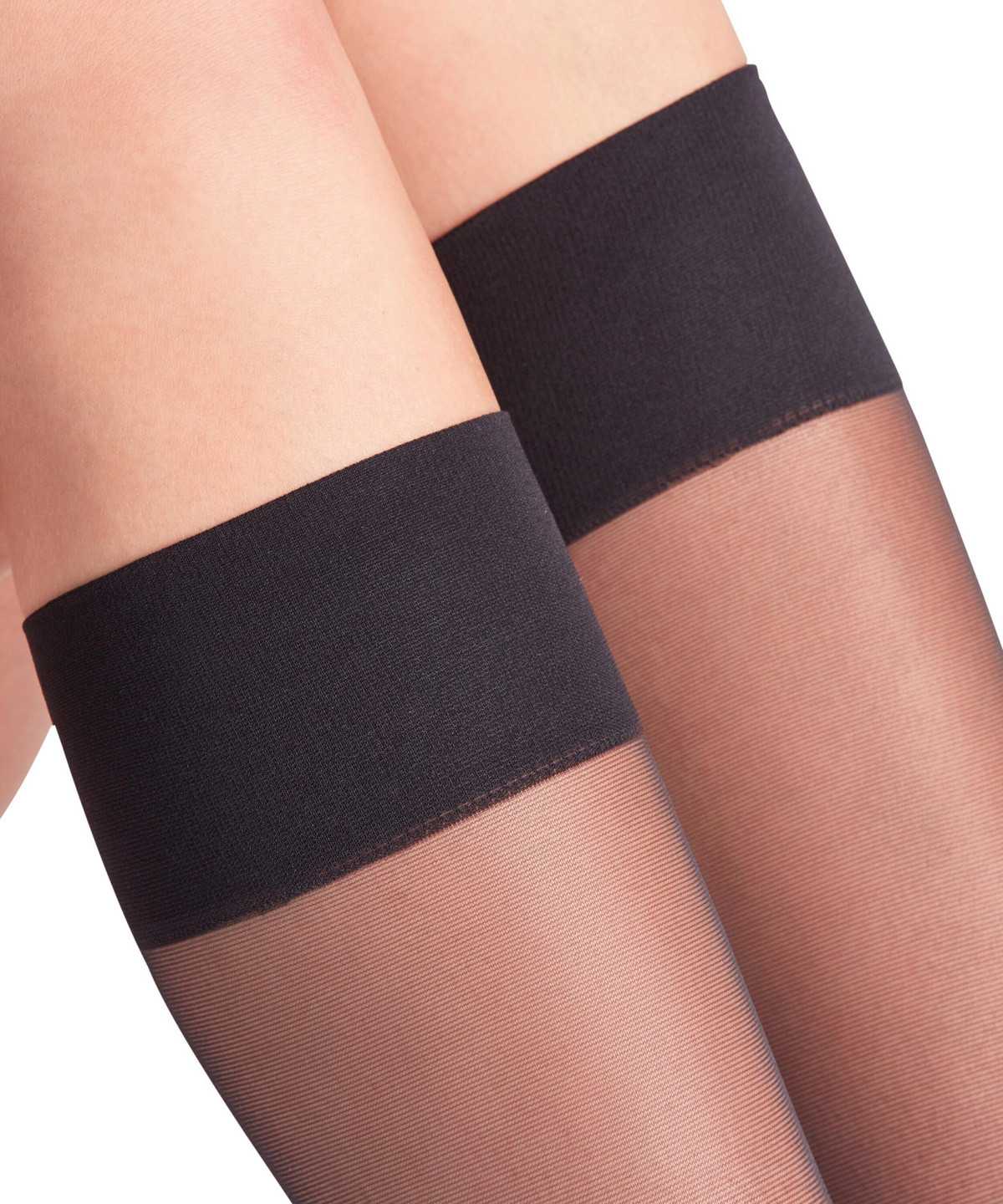 Falke Pure Matt 20 DEN Knee-high Socks Naisten Sukat Mustat | 83209KNDT