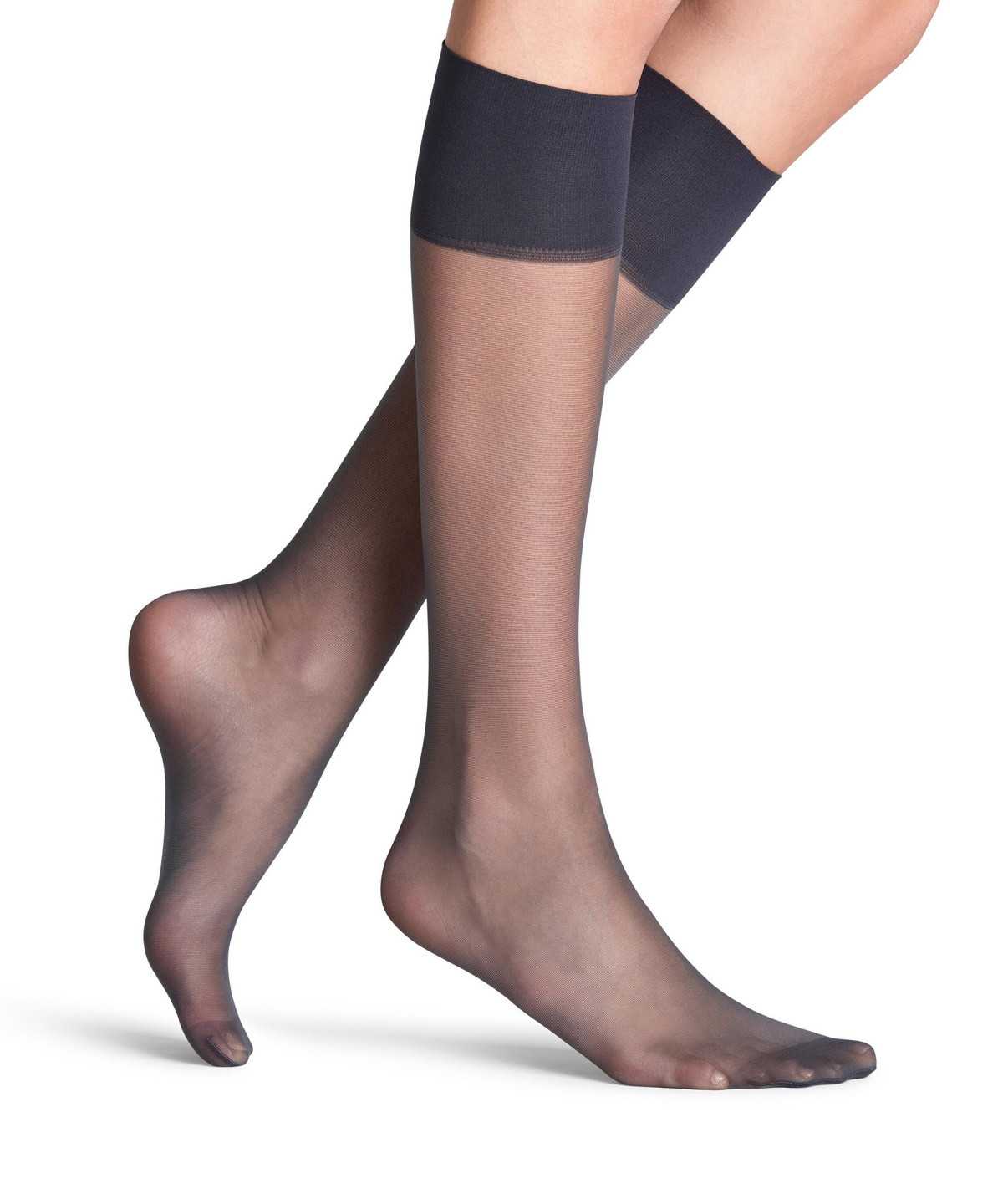 Falke Pure Matt 20 DEN Knee-high Socks Naisten Sukat Harmaat | 70986RKCM