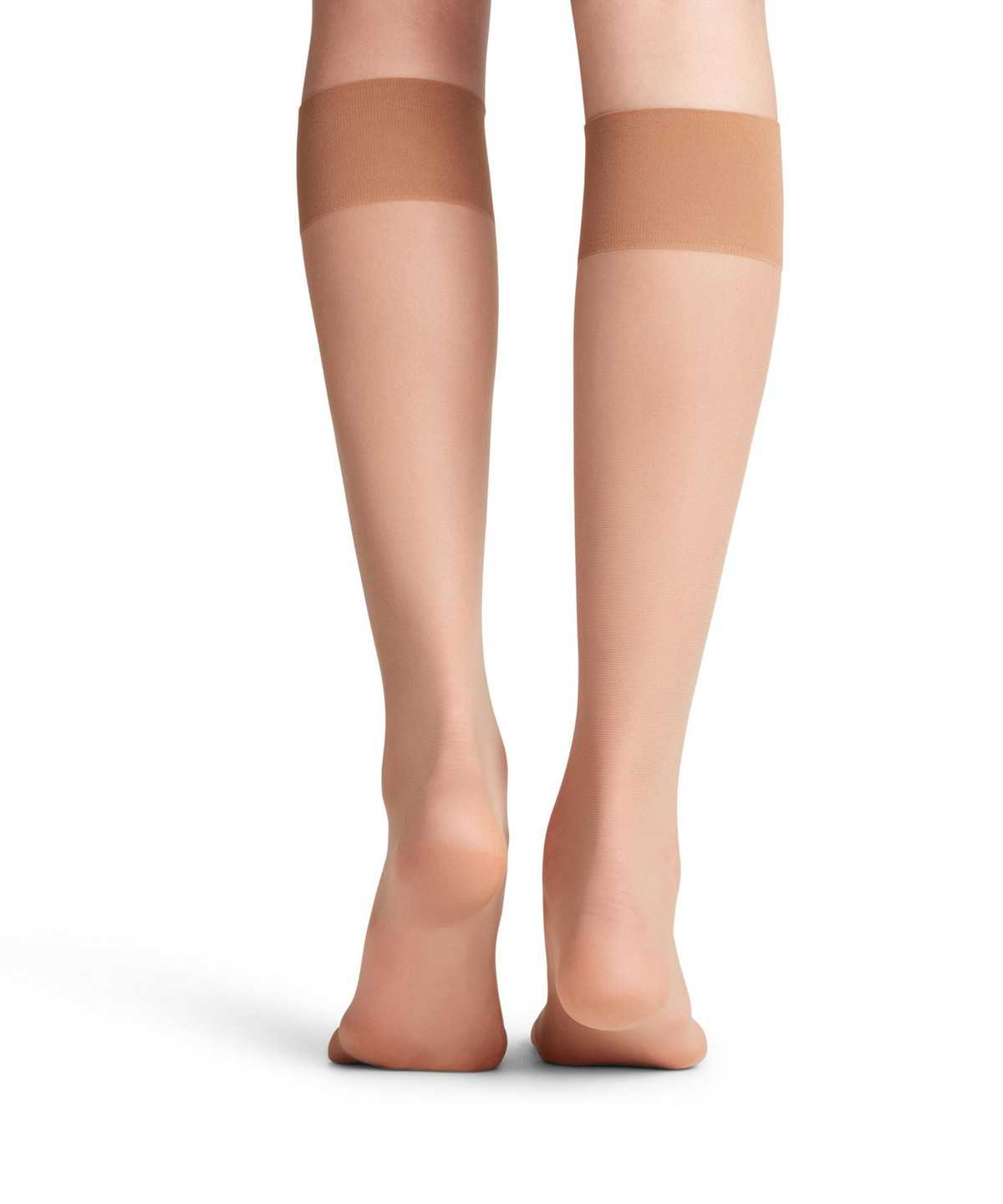 Falke Pure Matt 20 DEN Knee-high Socks Naisten Sukat Beige | 54297BHPV