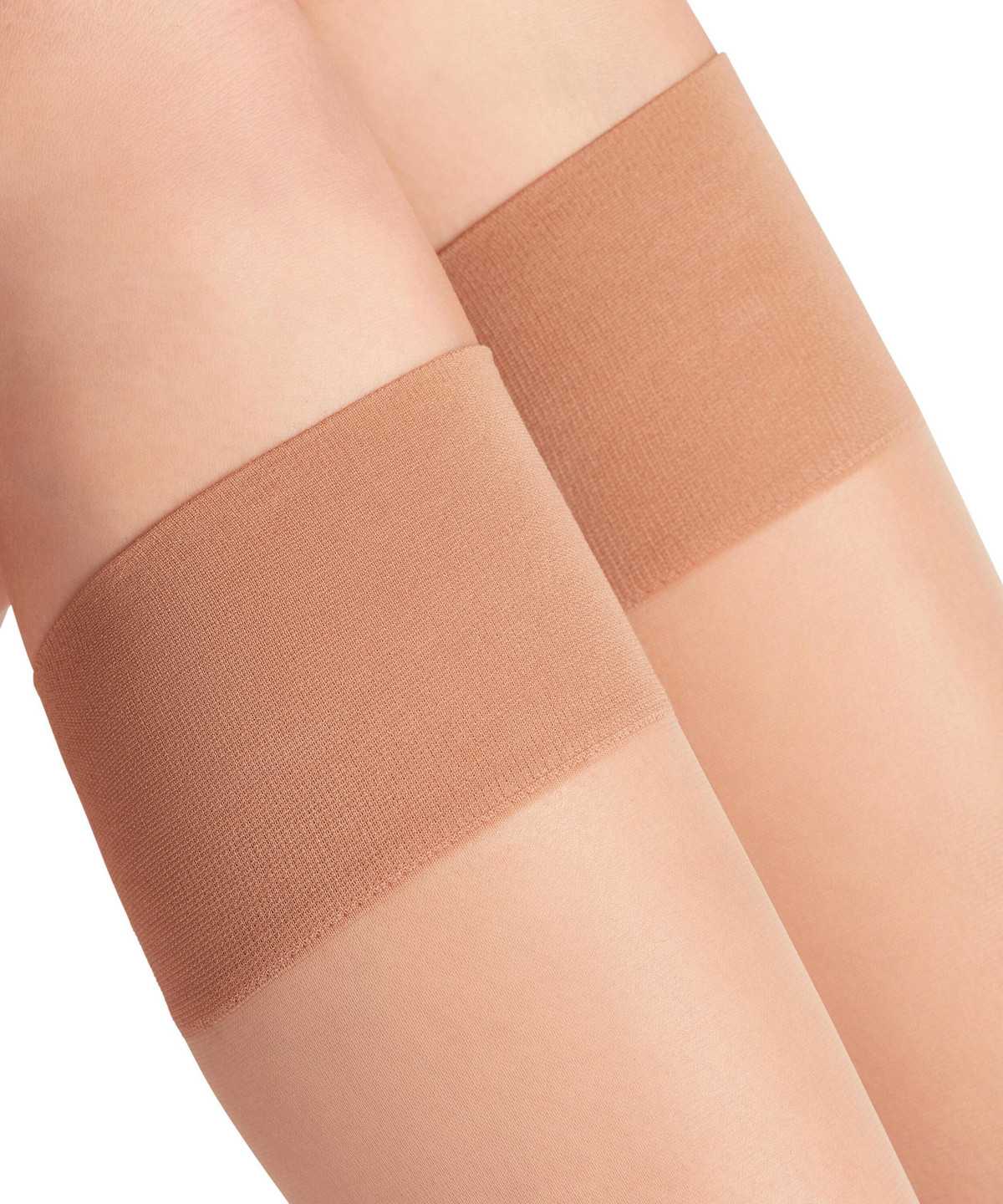 Falke Pure Matt 20 DEN Knee-high Socks Naisten Sukat Beige | 54297BHPV