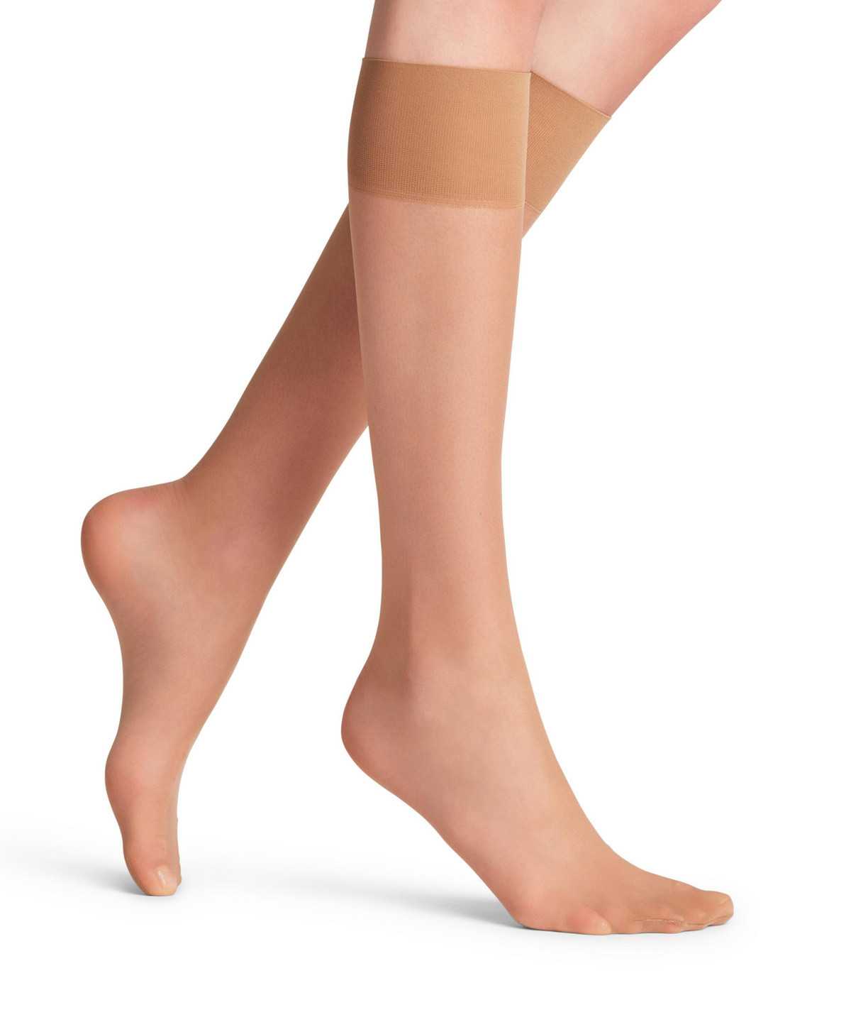 Falke Pure Matt 20 DEN Knee-high Socks Naisten Sukat Beige | 27589HPYI