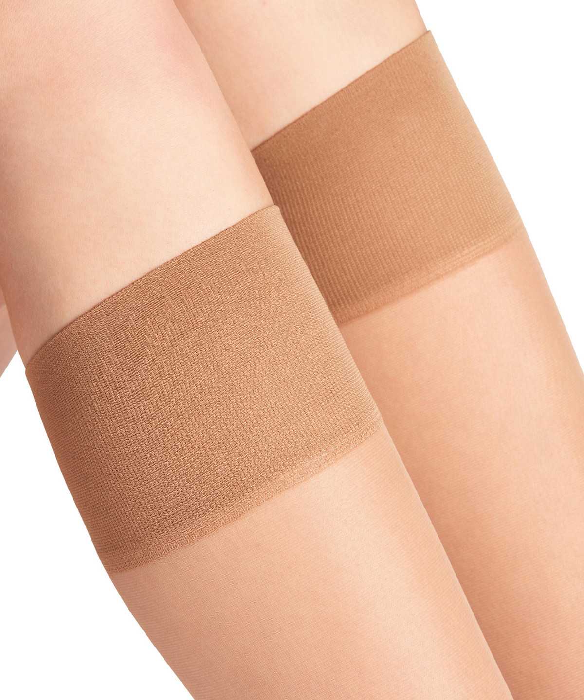 Falke Pure Matt 20 DEN Knee-high Socks Naisten Sukat Beige | 27589HPYI